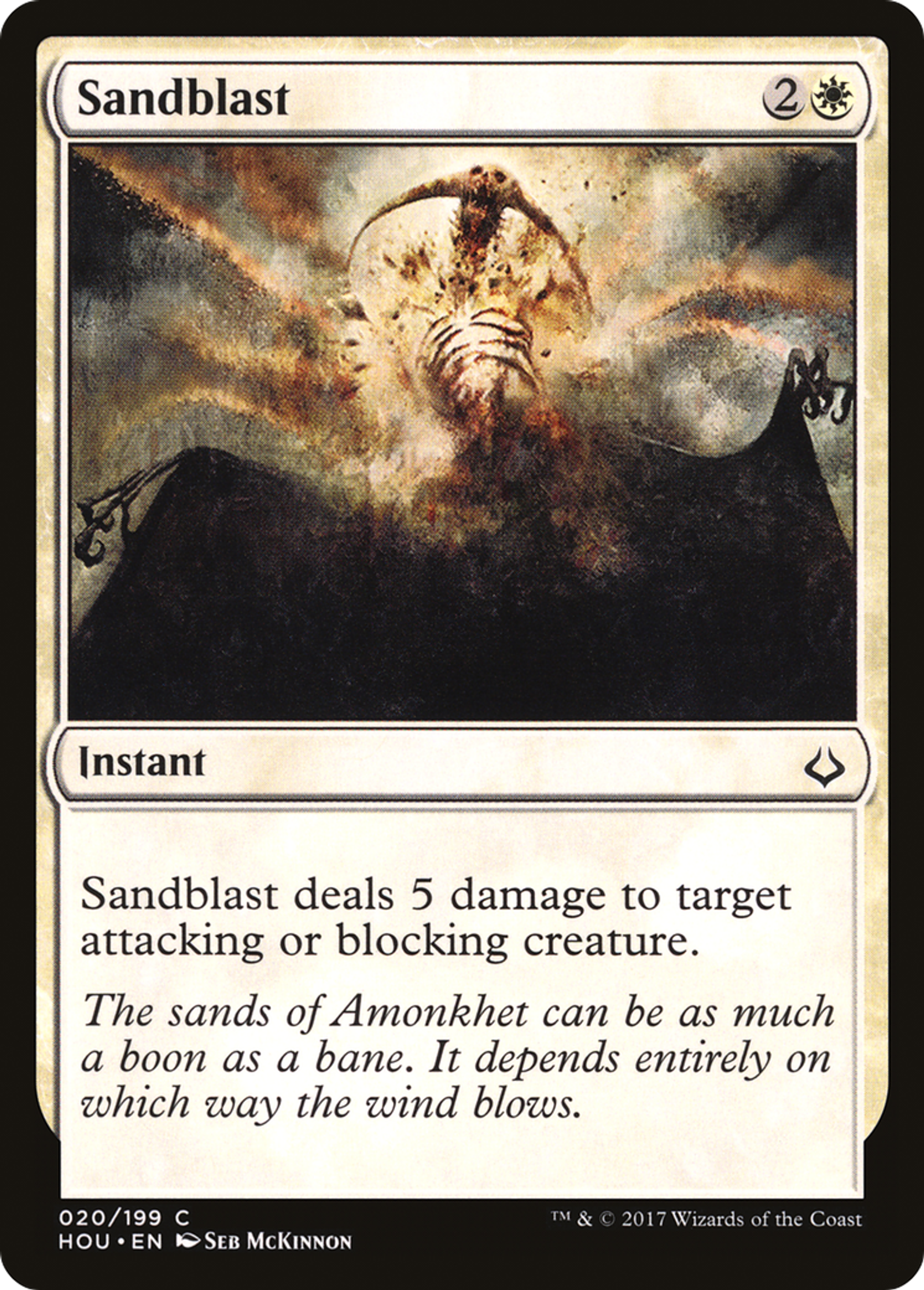 Sandblast — Hour of Devastation — Magic: The Gathering