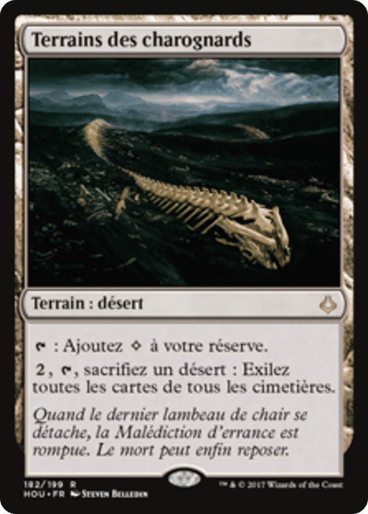 Terrains des charognards — Hour of Devastation — Magic: The Gathering