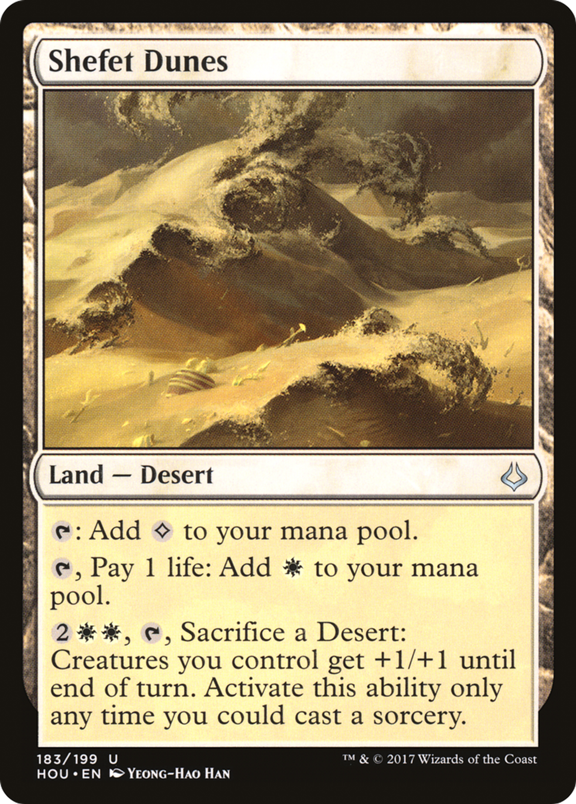 Shefet Dunes — Hour of Devastation — Magic: The Gathering
