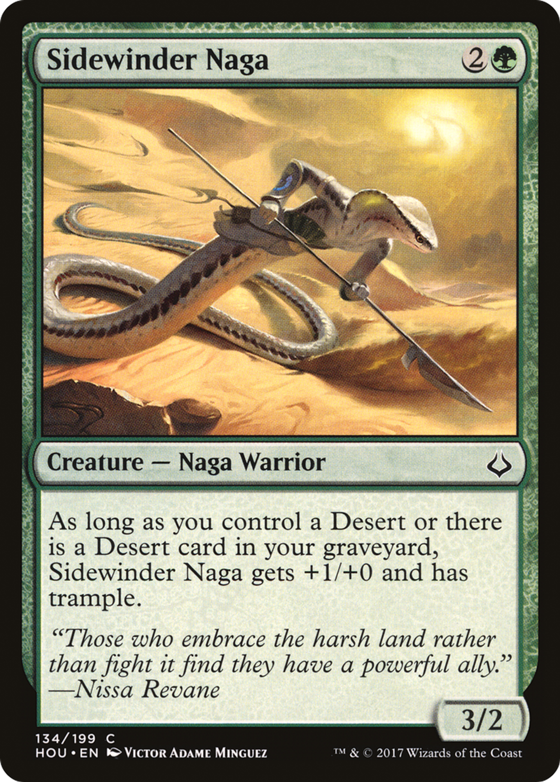 Sidewinder Naga — Hour of Devastation — Magic: The Gathering
