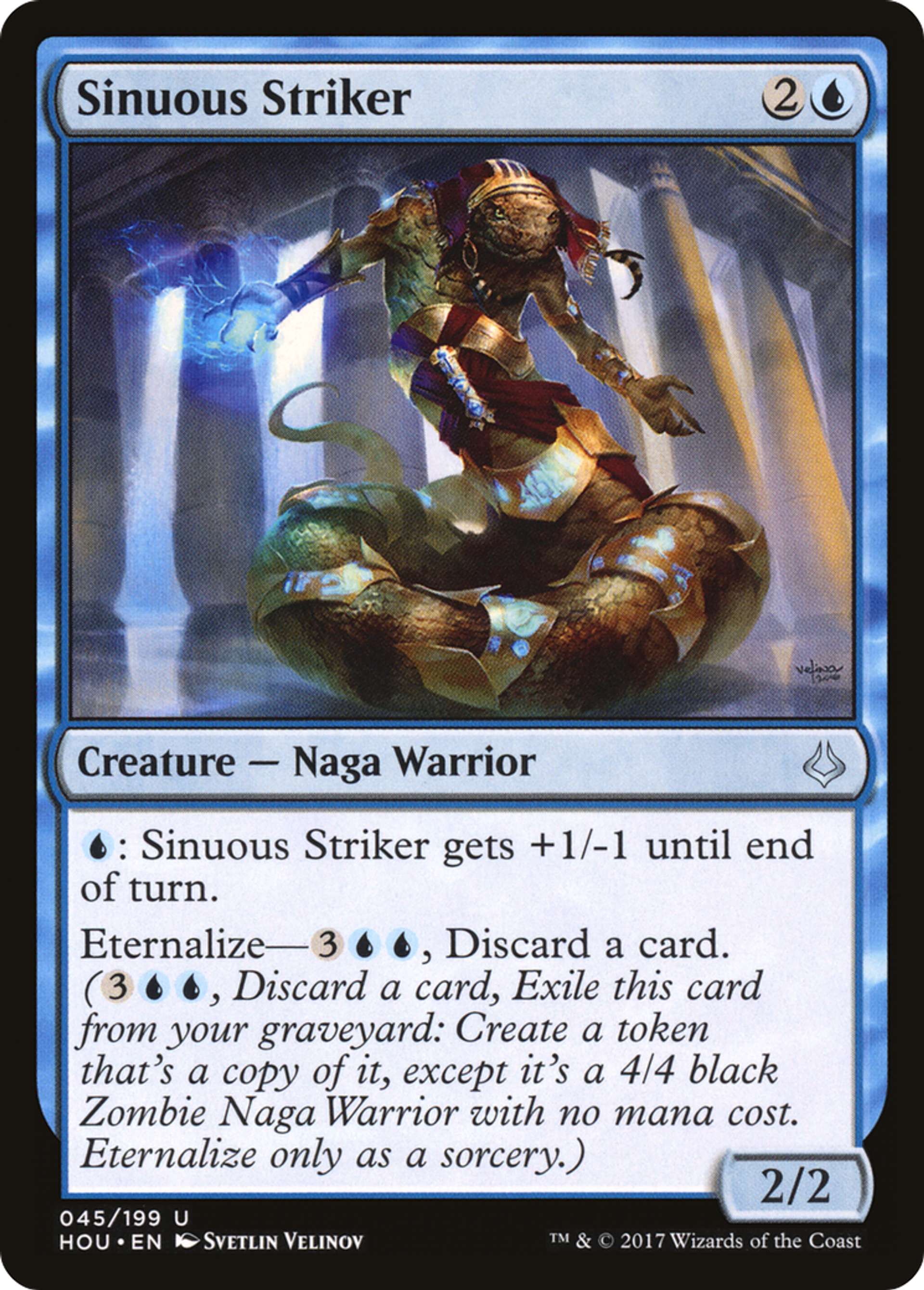 Sinuous Striker — Hour of Devastation — Magic: The Gathering