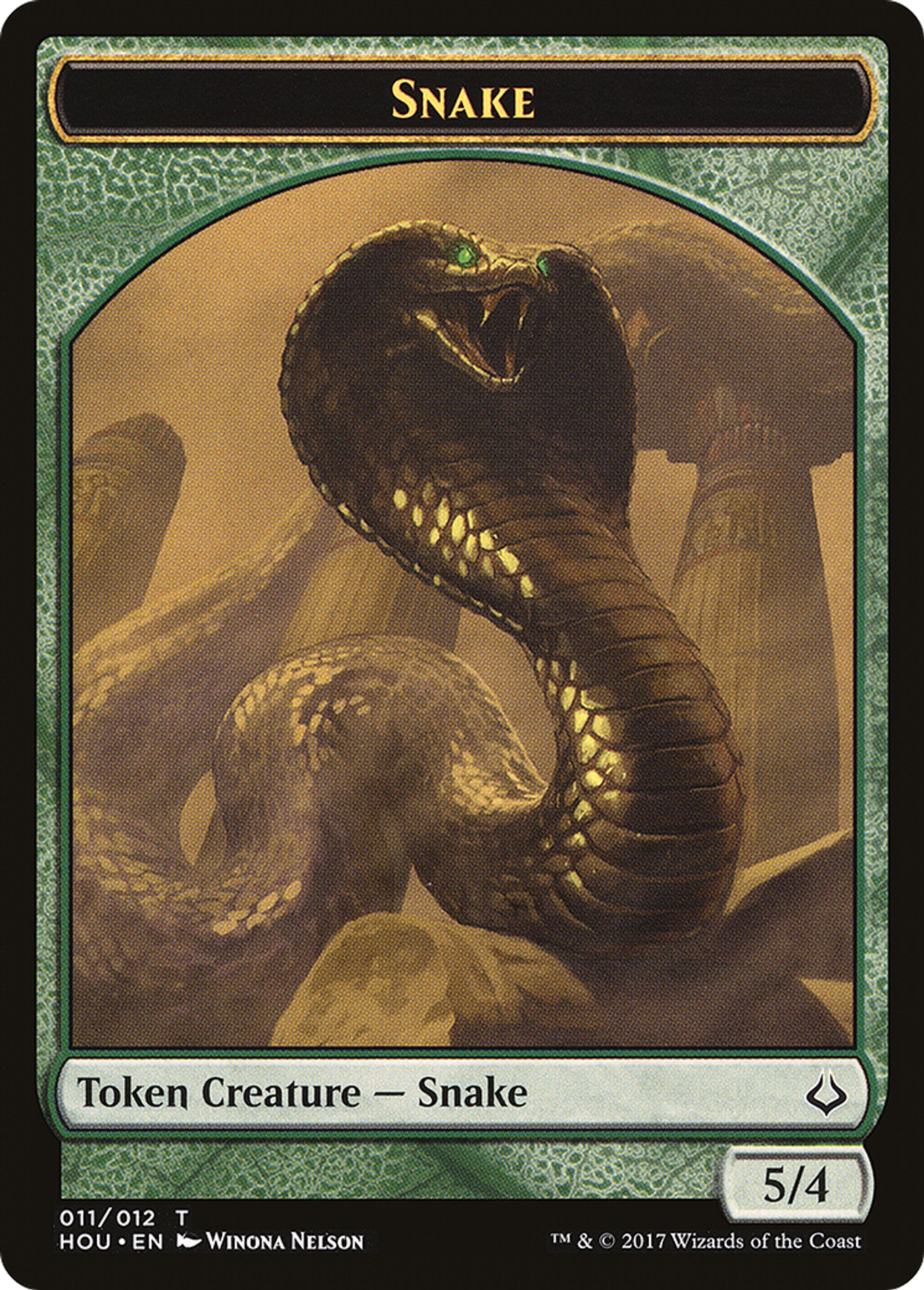 Snake — Hour of Devastation — Magic: The Gathering