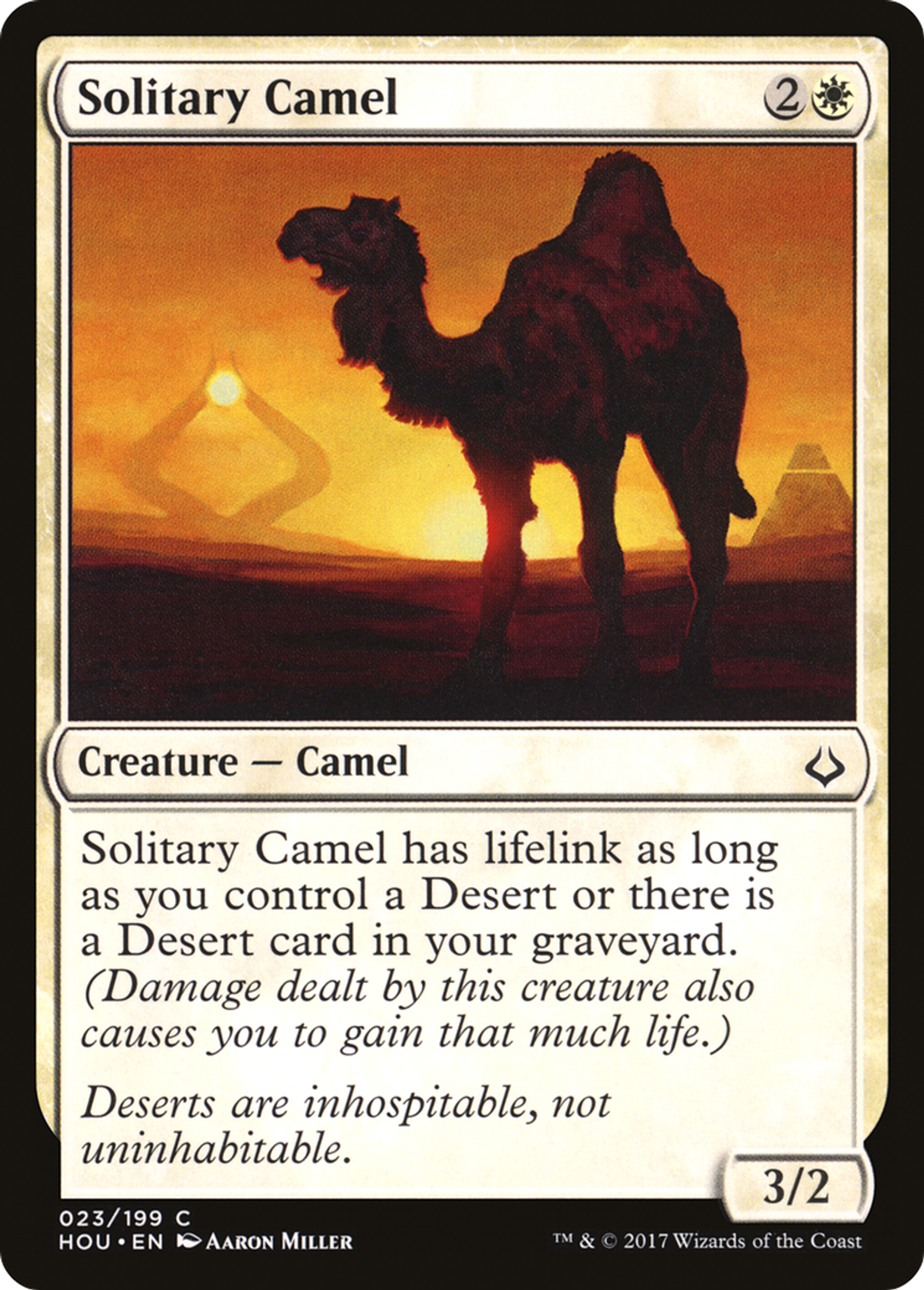 Solitary Camel — Hour of Devastation — Magic: The Gathering