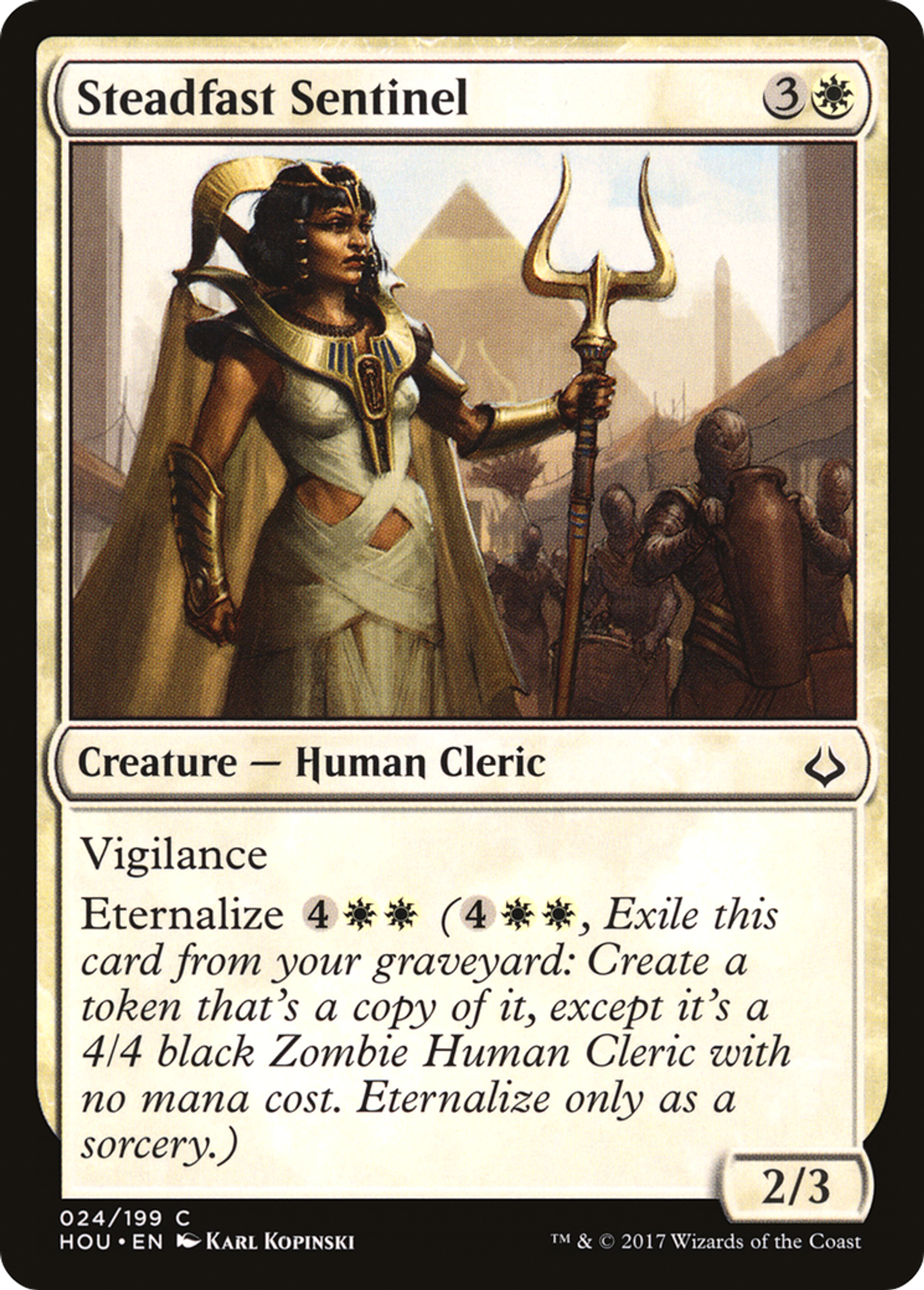 Steadfast Sentinel — Hour of Devastation — Magic: The Gathering