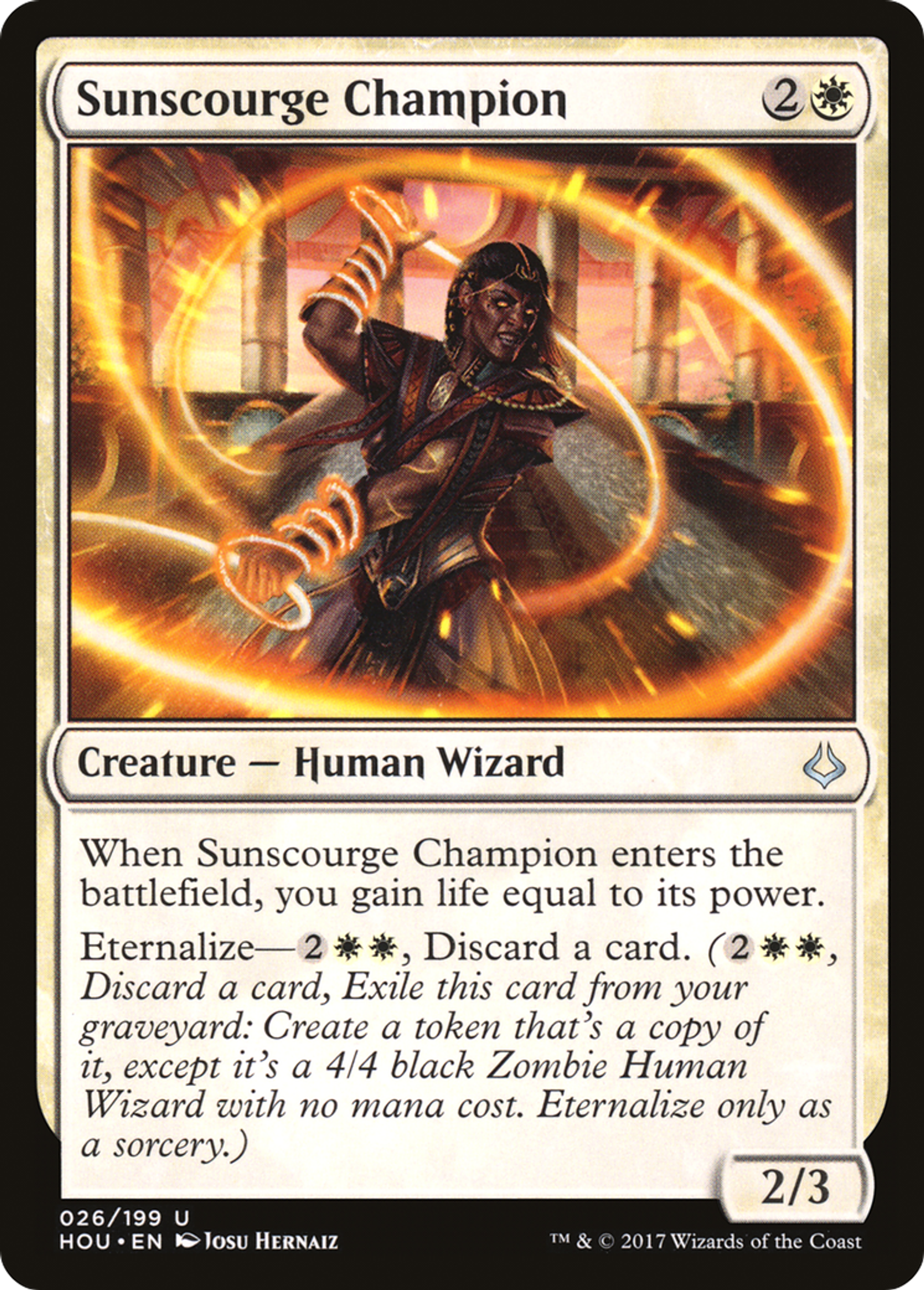 Sunscourge Champion — Hour of Devastation — Magic: The Gathering