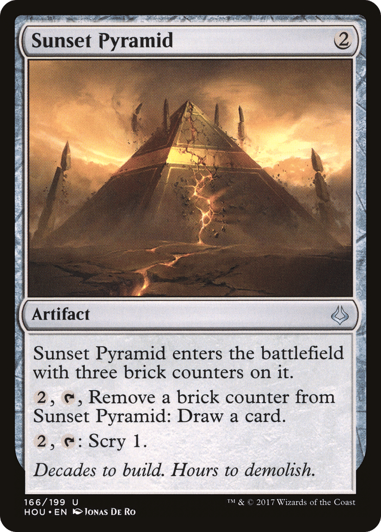 Sunset Pyramid — Hour of Devastation — Magic: The Gathering