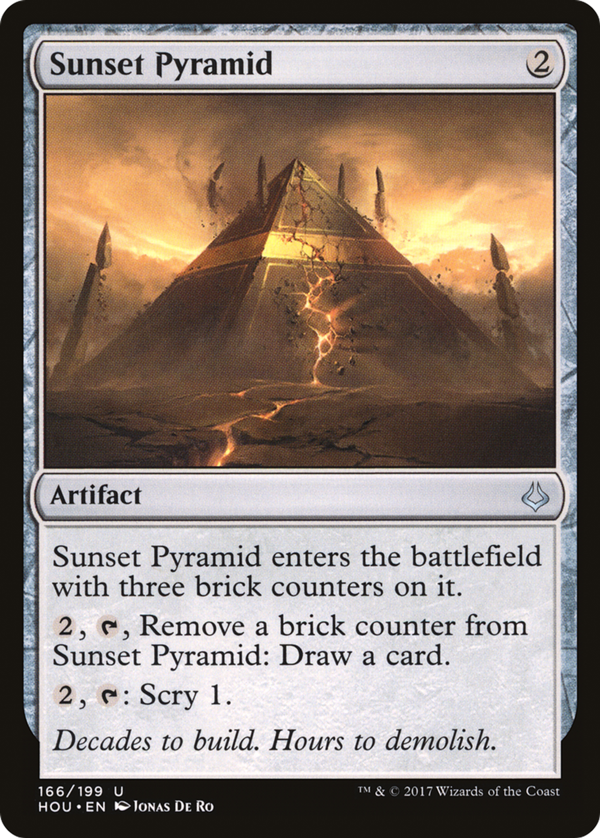 Sunset Pyramid — Hour of Devastation — Magic: The Gathering