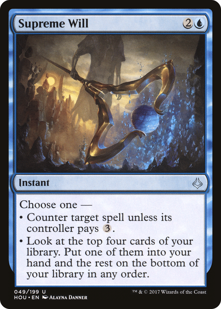 Supreme Will — Hour of Devastation — Magic: The Gathering