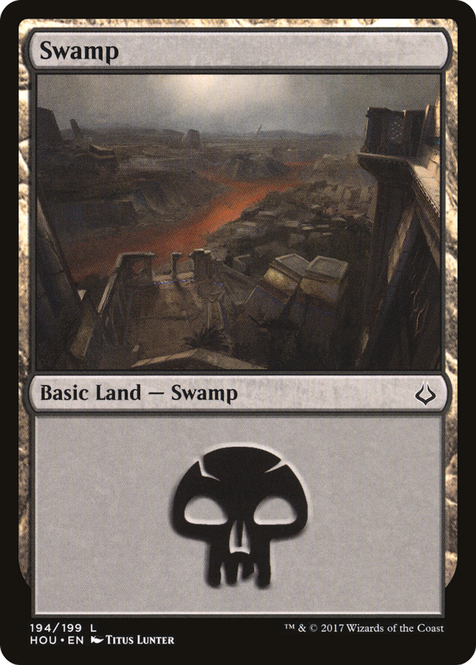 Swamp — Hour of Devastation — Magic: The Gathering