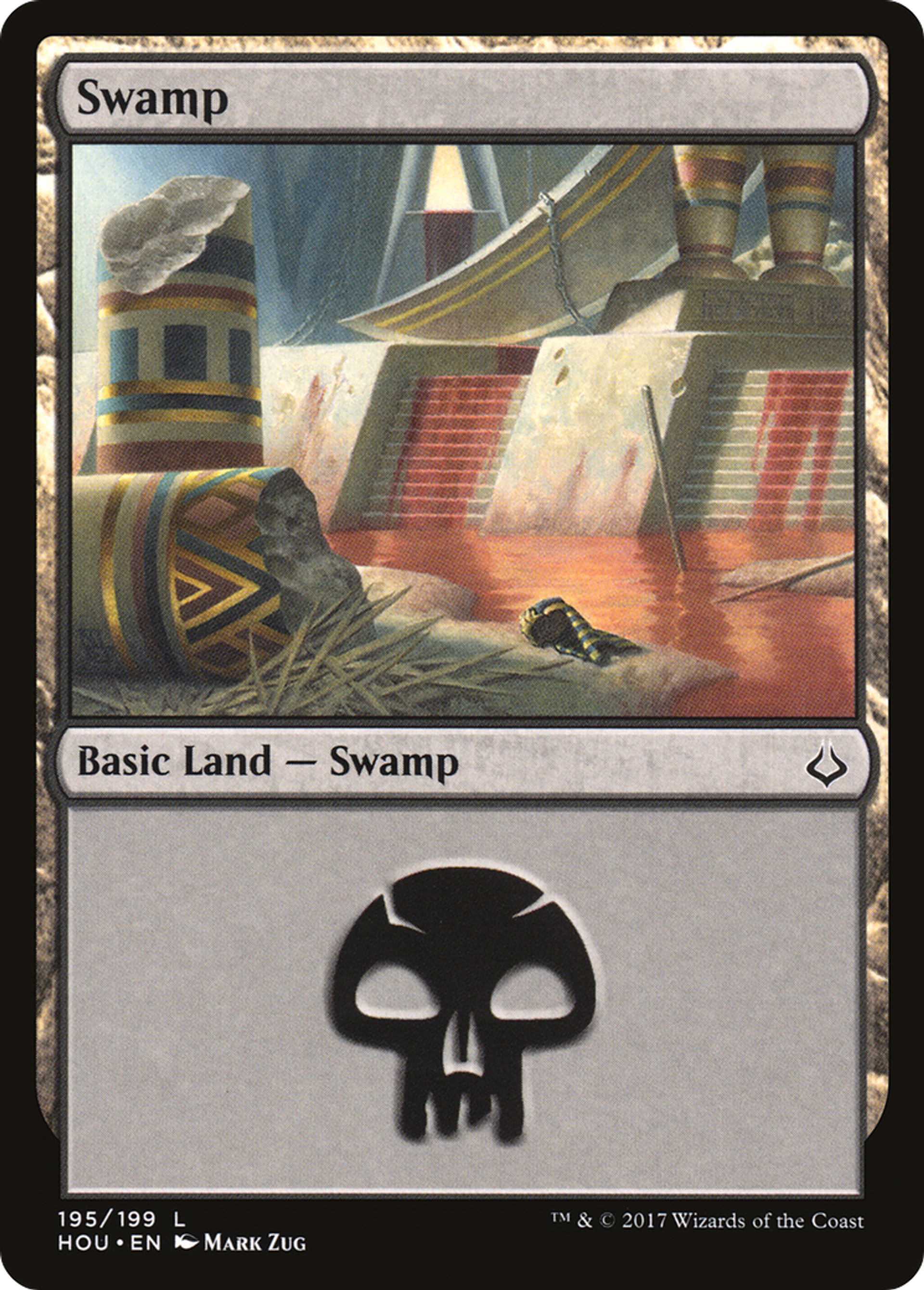 Swamp — Hour of Devastation — Magic: The Gathering