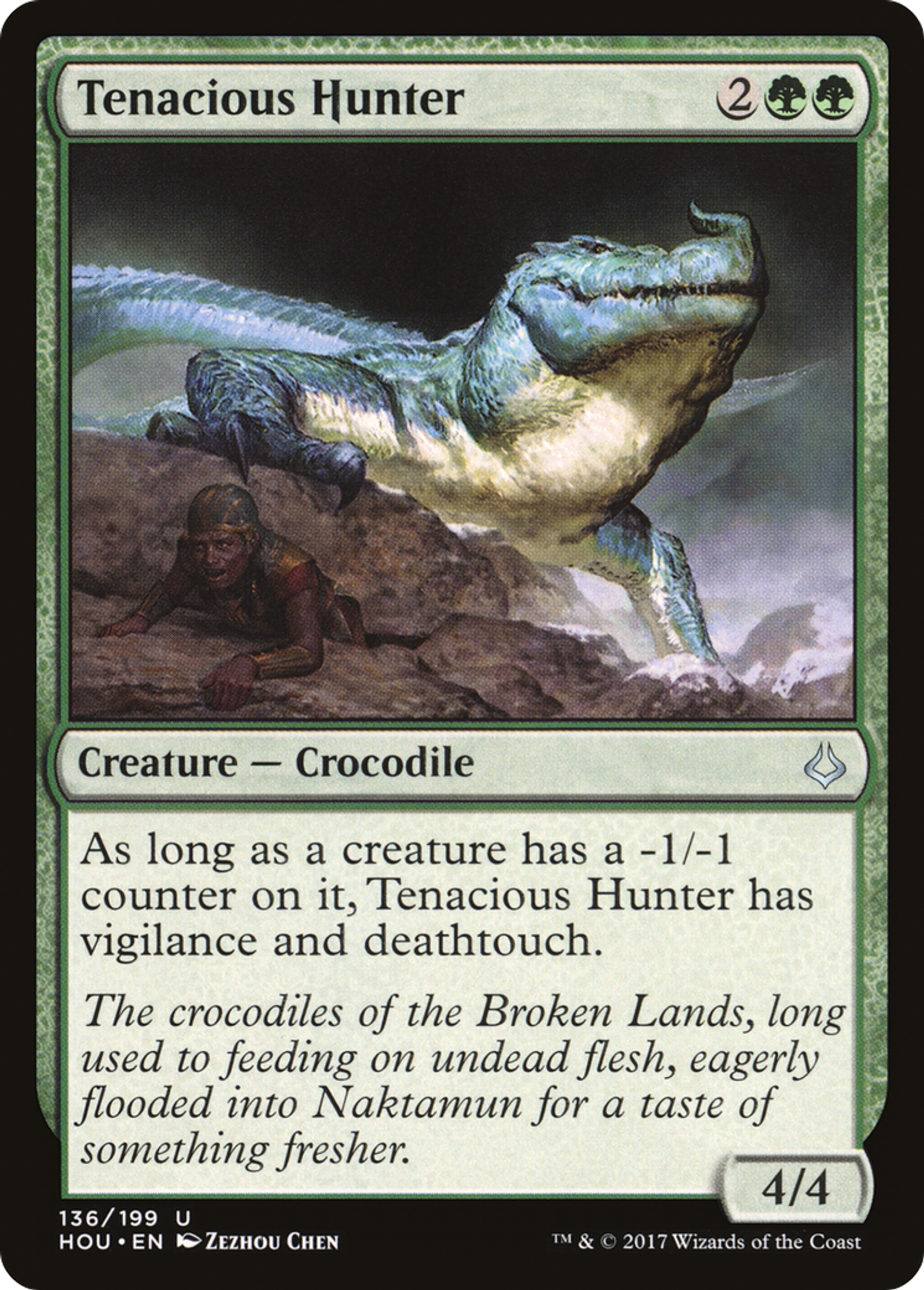 Tenacious Hunter — Hour of Devastation — Magic: The Gathering