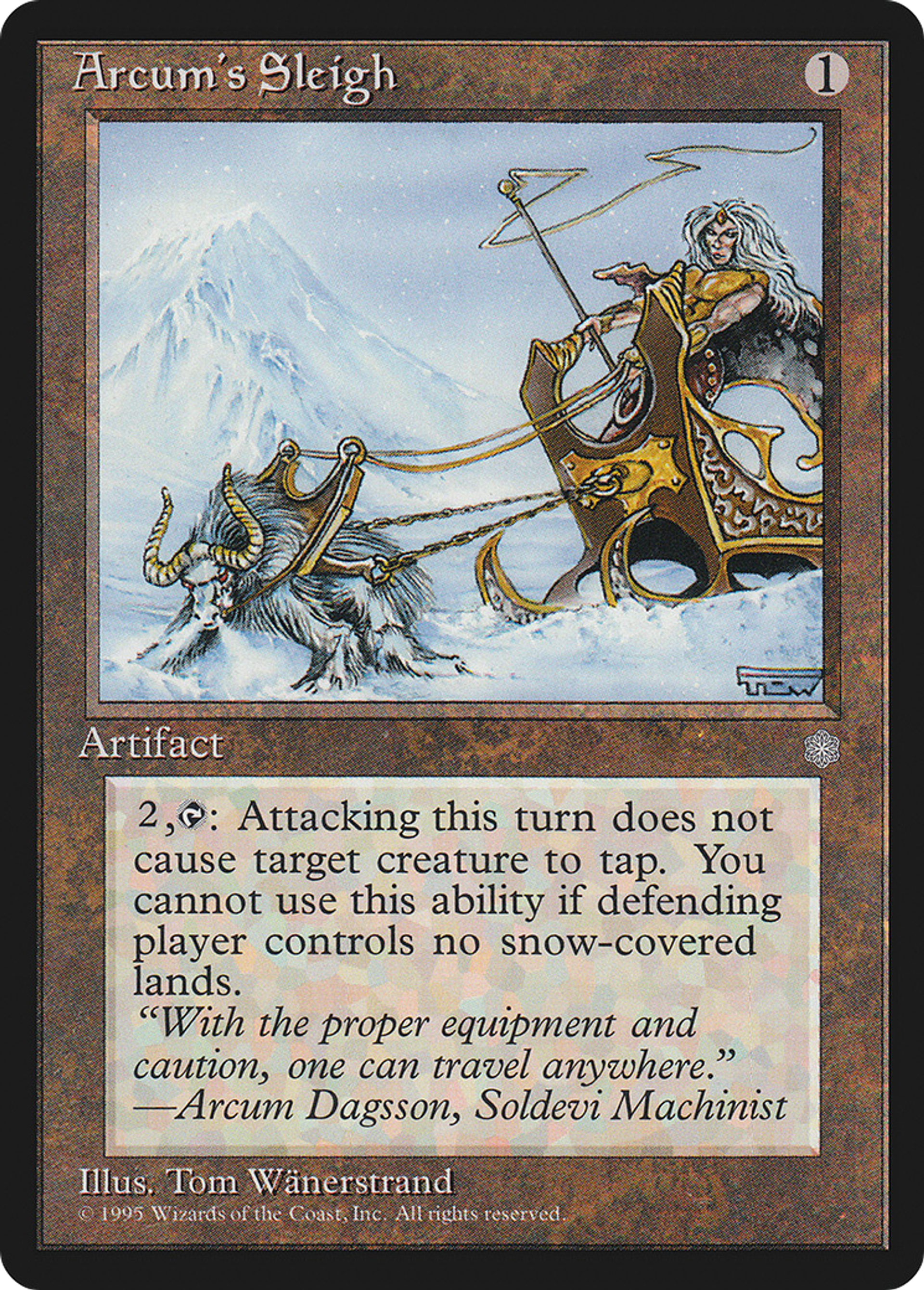 Arcum's Sleigh — Ice Age — Magic: The Gathering