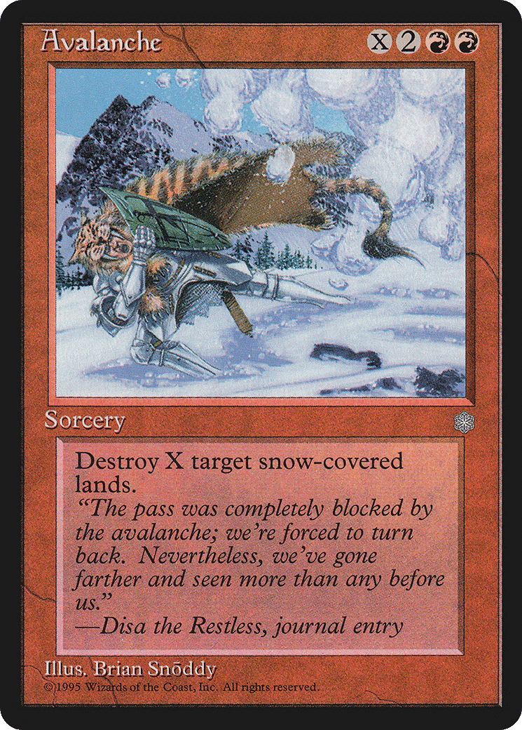 Avalanche — Ice Age — Magic: The Gathering