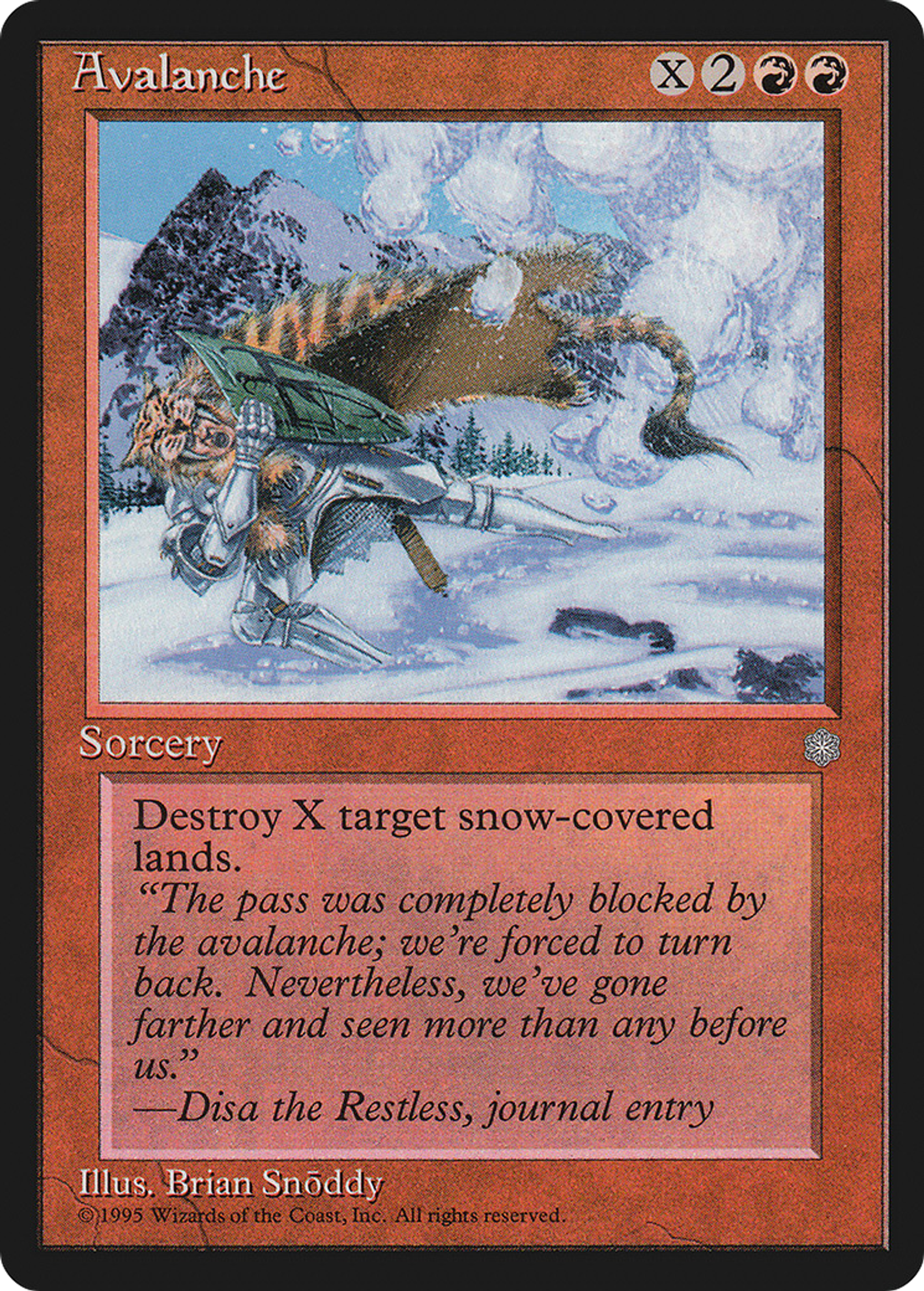 Avalanche — Ice Age — Magic: The Gathering