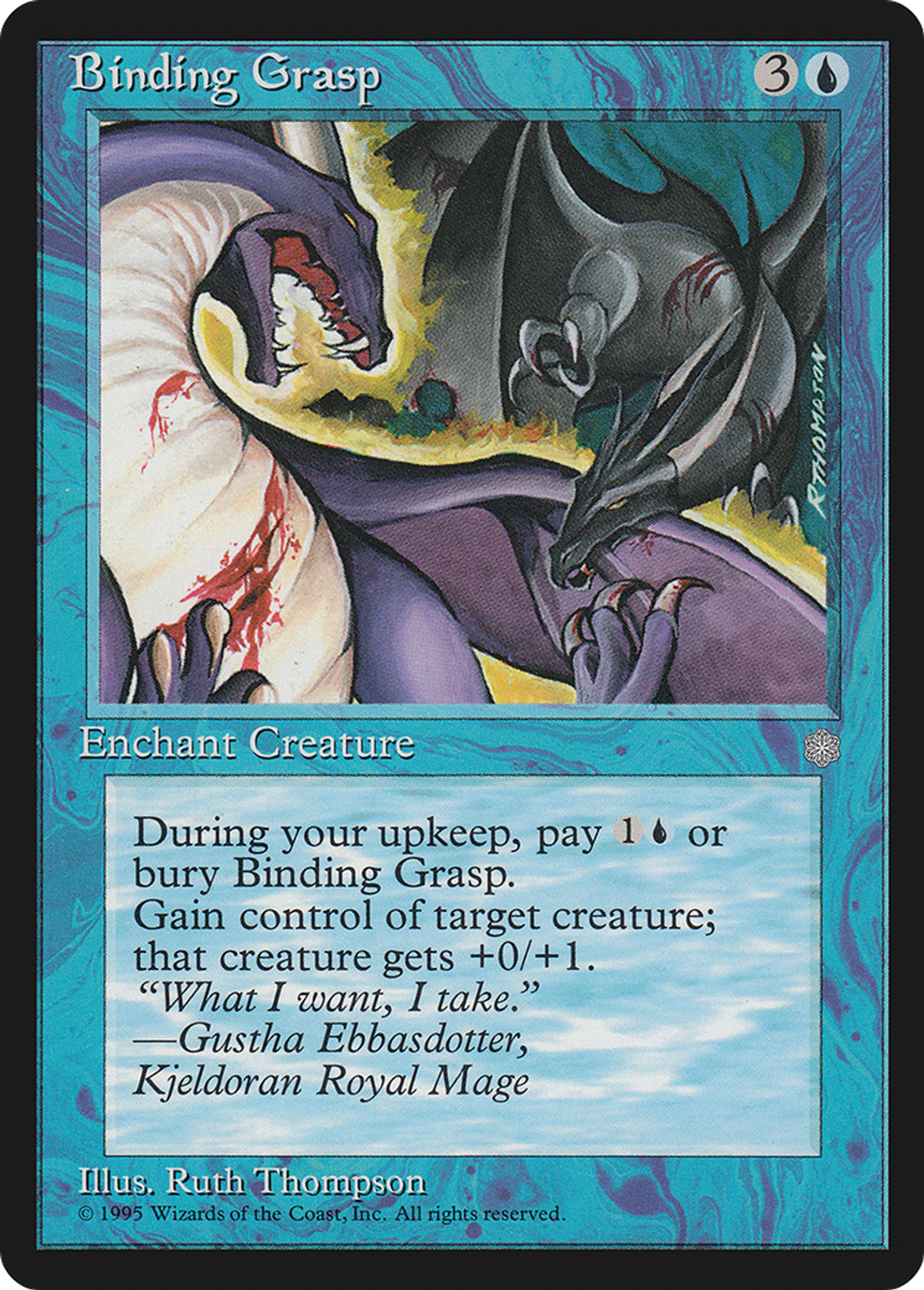Binding Grasp — Ice Age — Magic: The Gathering