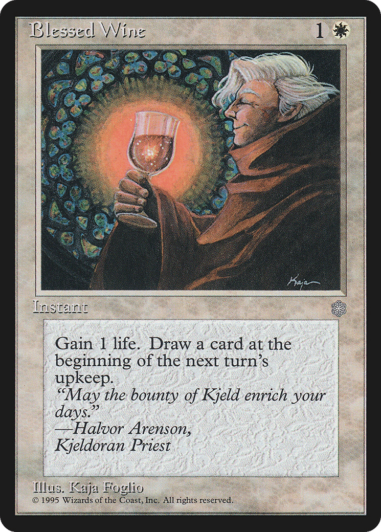 Blessed Wine — Ice Age — Magic: The Gathering