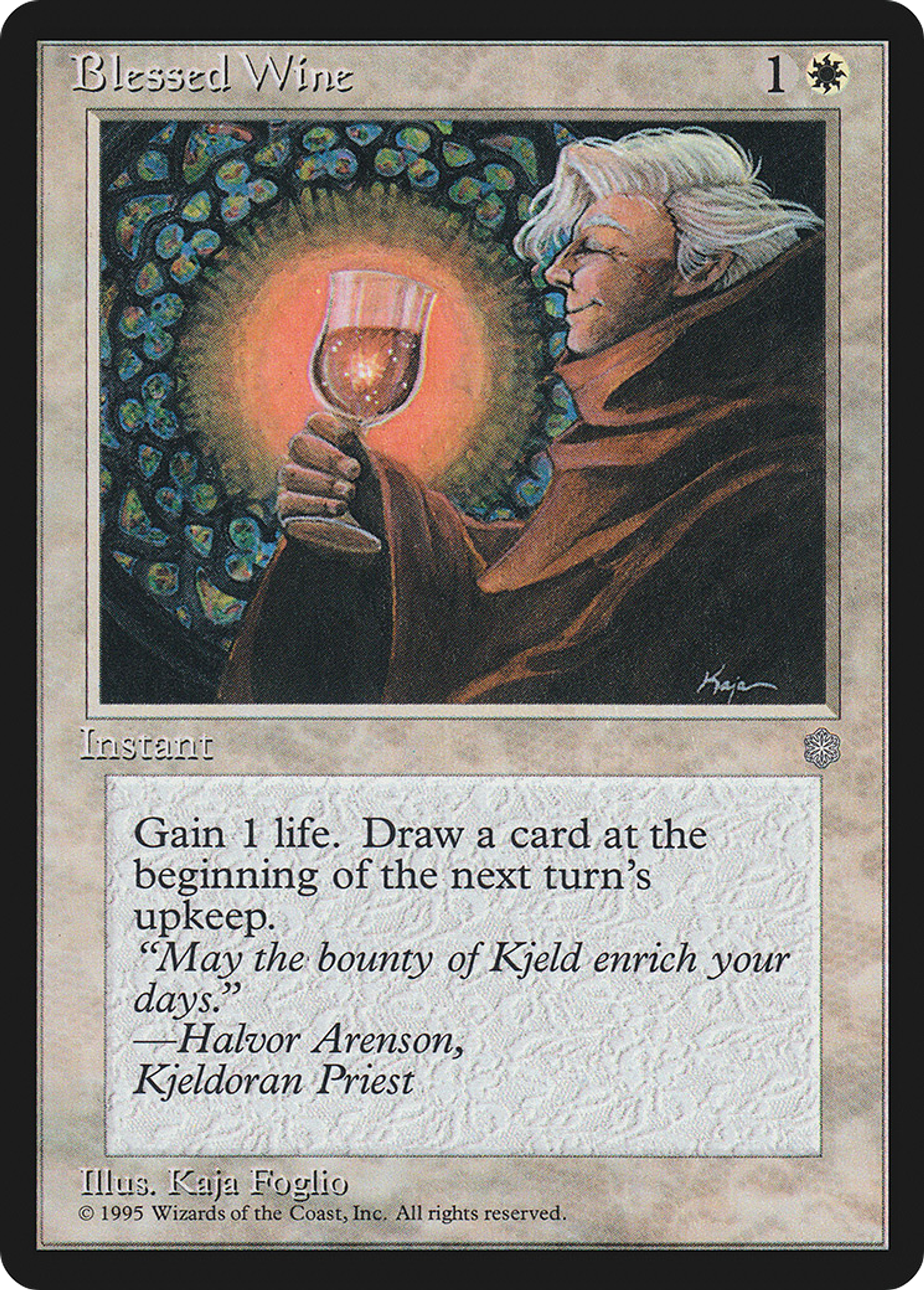 Blessed Wine — Ice Age — Magic: The Gathering