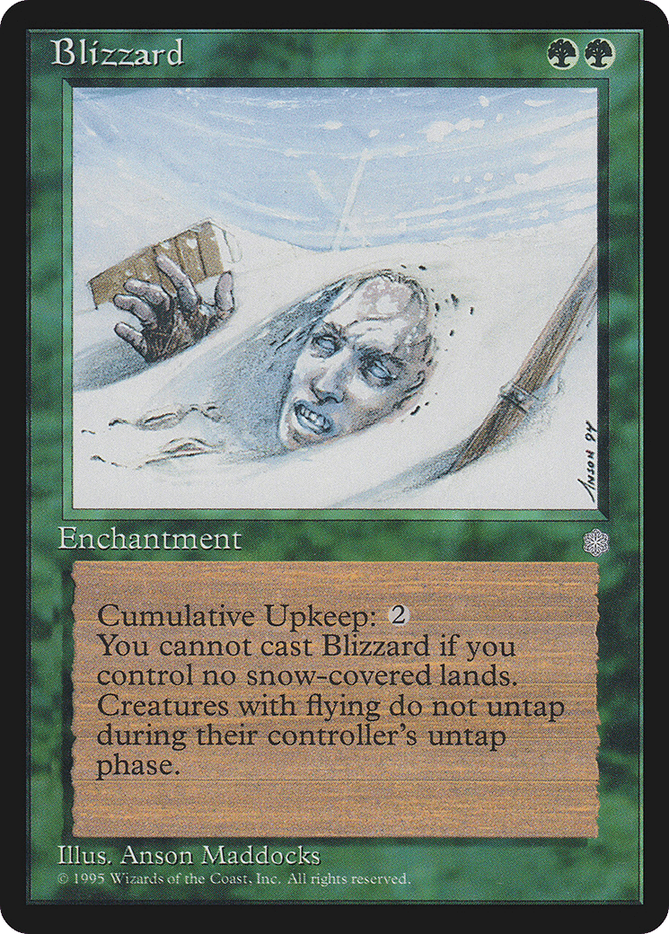 Blizzard — Ice Age — Magic: The Gathering
