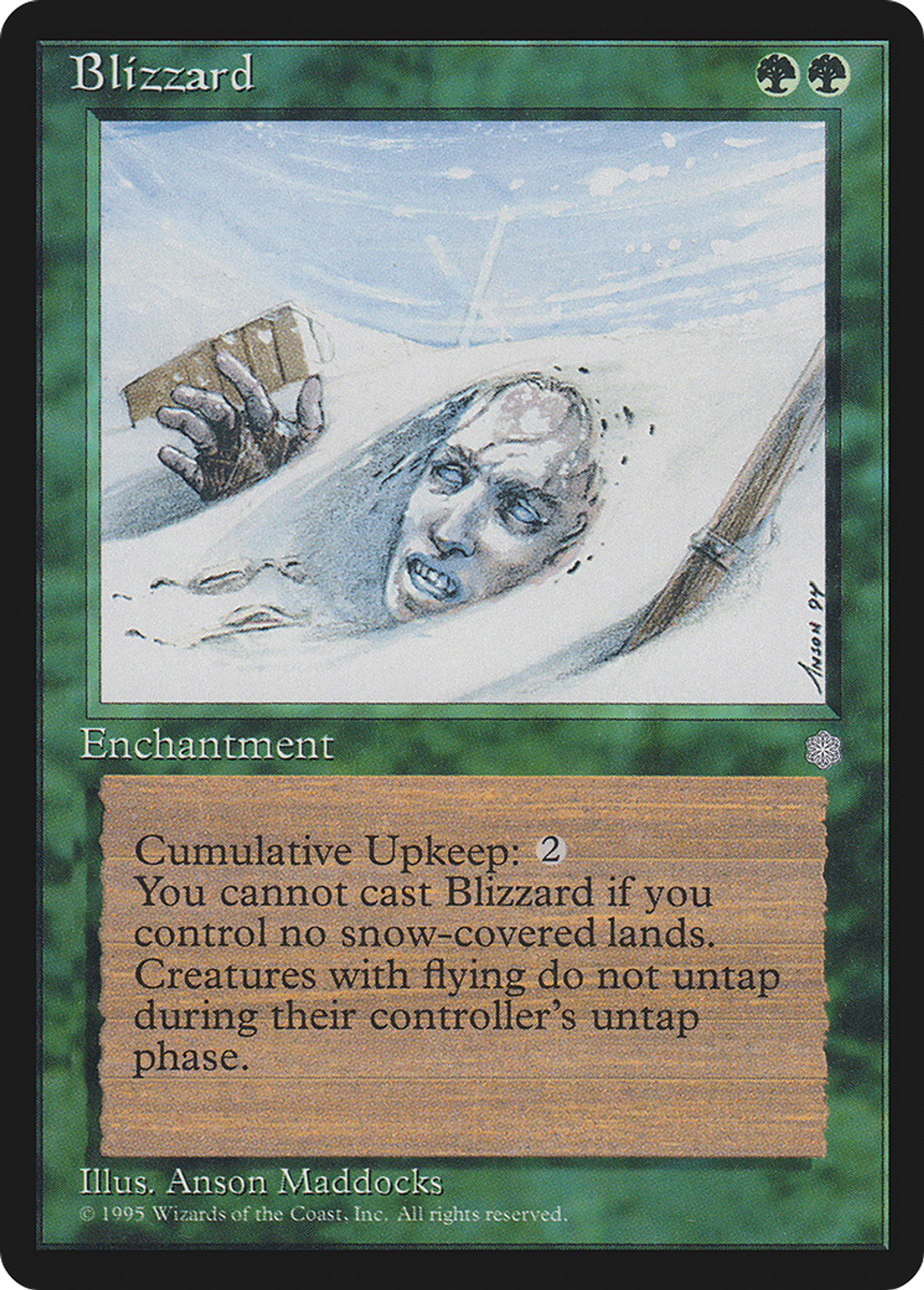 Blizzard — Ice Age — Magic: The Gathering