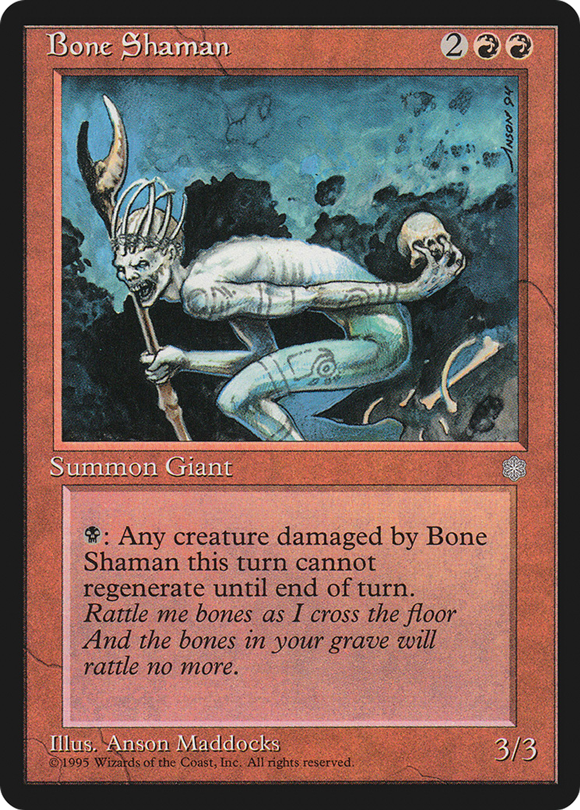 Bone Shaman — Ice Age — Magic: The Gathering