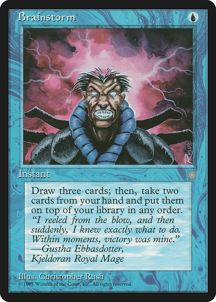 Brainstorm — Ice Age — Magic: The Gathering