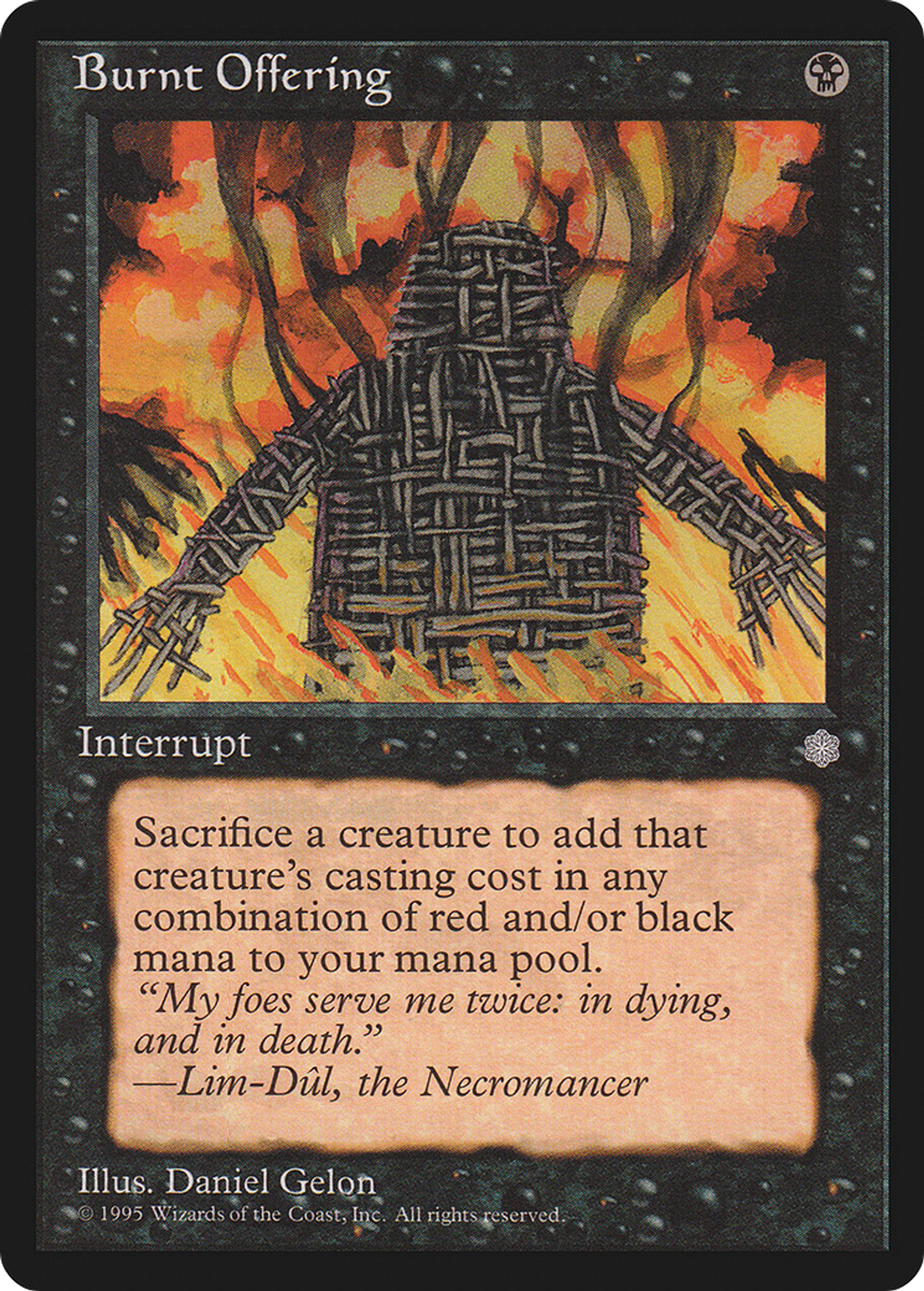Burnt Offering — Ice Age — Magic: The Gathering
