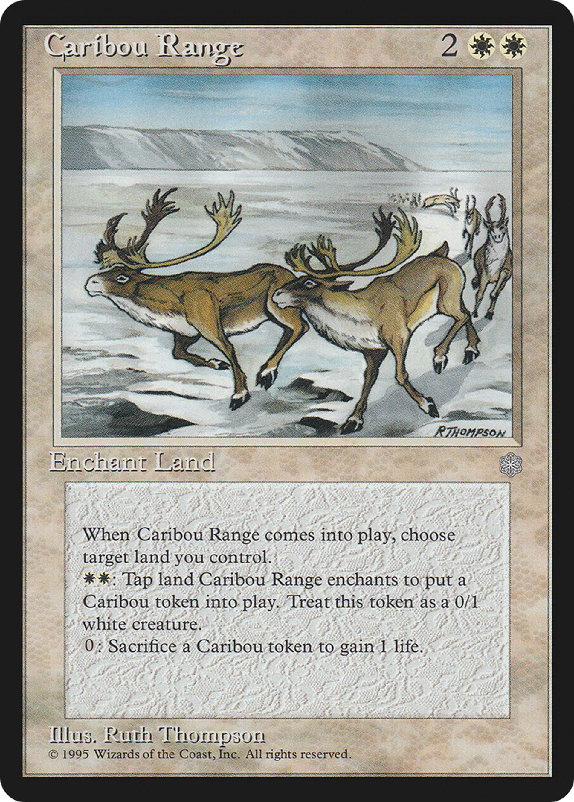 Contrée des caribous — Ice Age — Magic: The Gathering