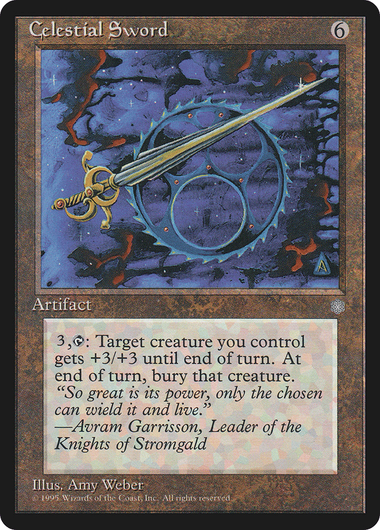 Celestial Sword — Ice Age — Magic: The Gathering