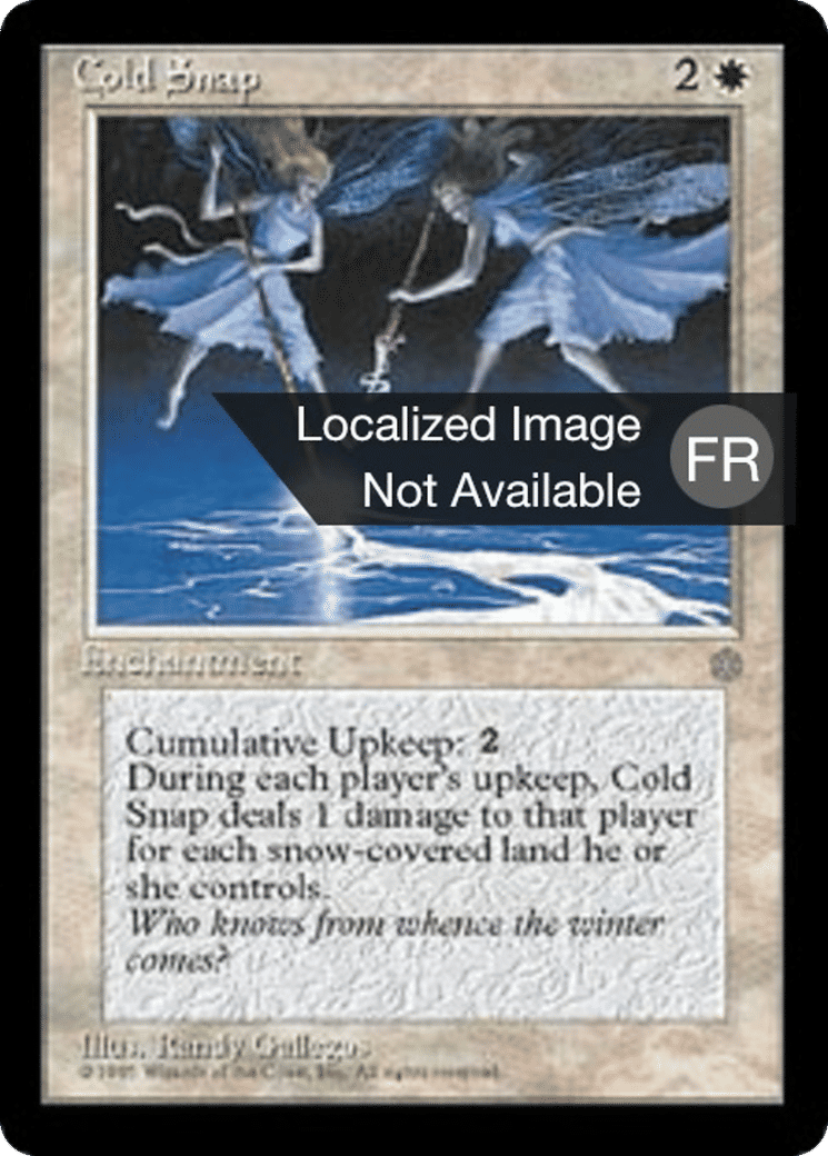 Coup de froid — Ice Age — Magic: The Gathering