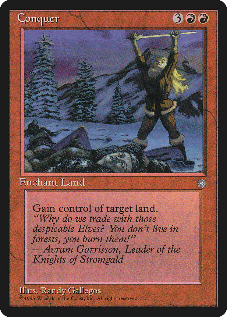 Conquer — Ice Age — Magic: The Gathering