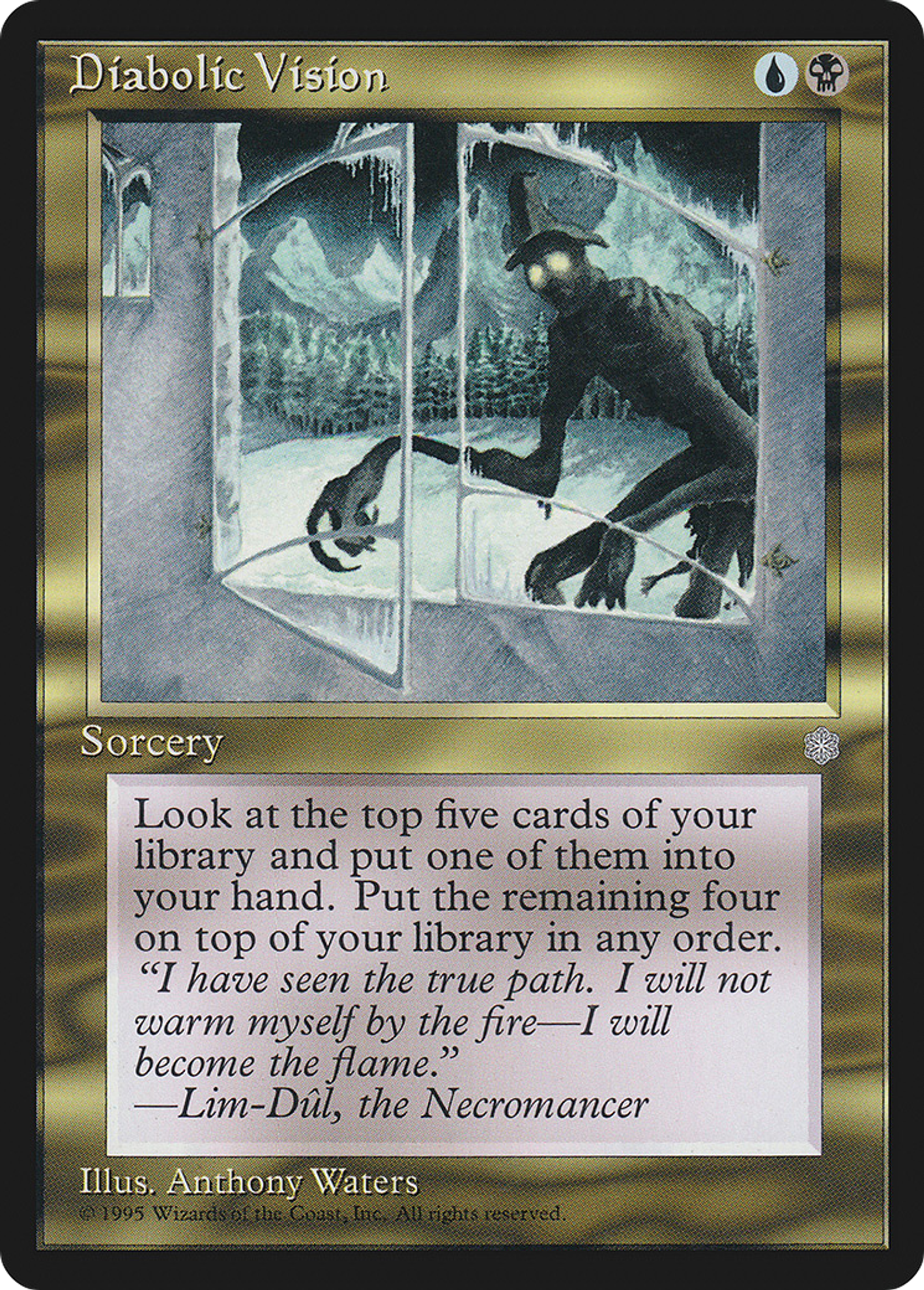Diabolic Vision — Ice Age — Magic: The Gathering