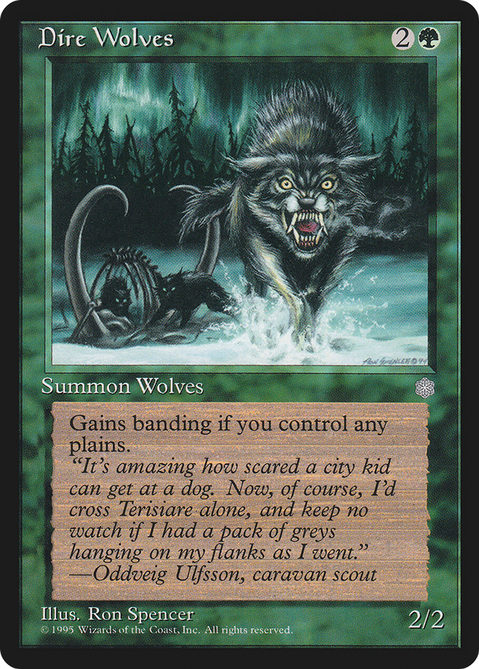 Dire Wolves — Ice Age — Magic: The Gathering