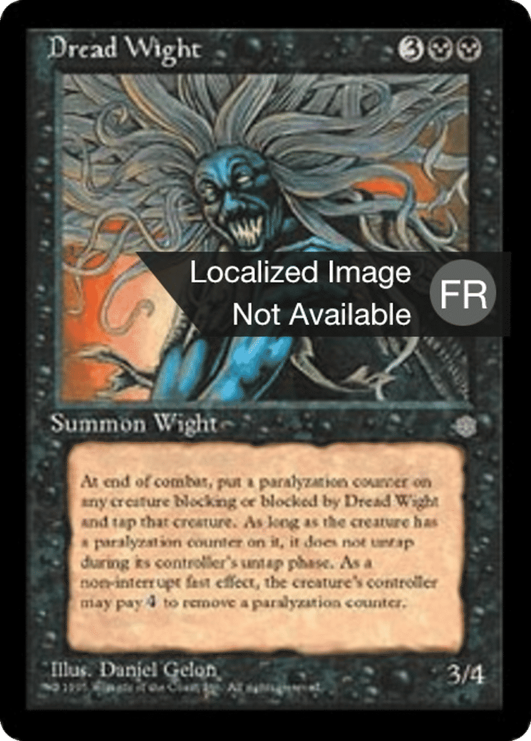 Nécrophage effroyable — Ice Age — Magic: The Gathering