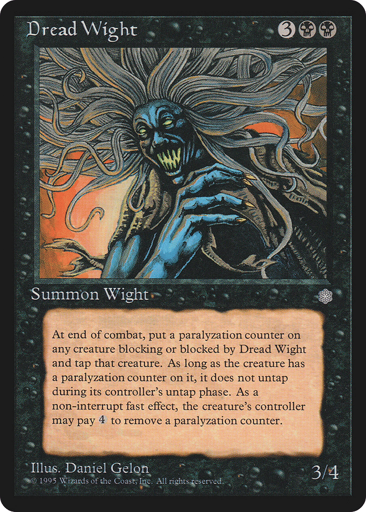 Dread Wight — Ice Age — Magic: The Gathering