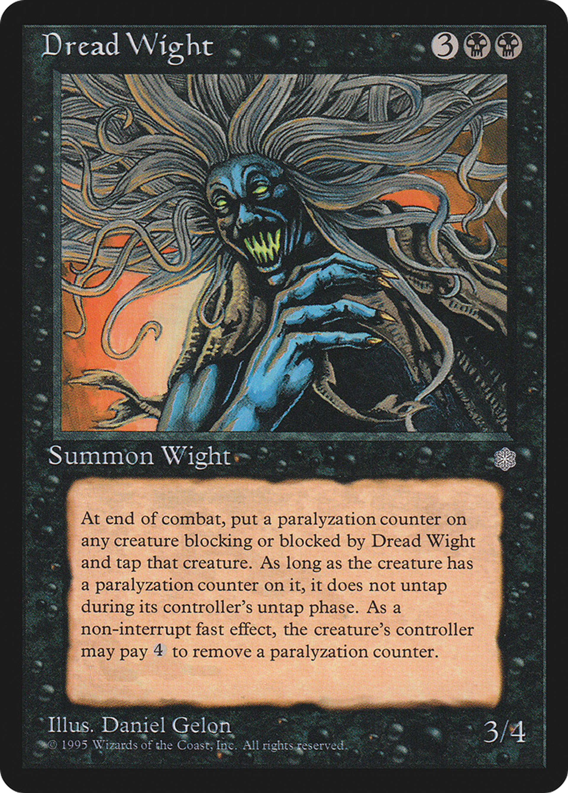 Dread Wight — Ice Age — Magic: The Gathering