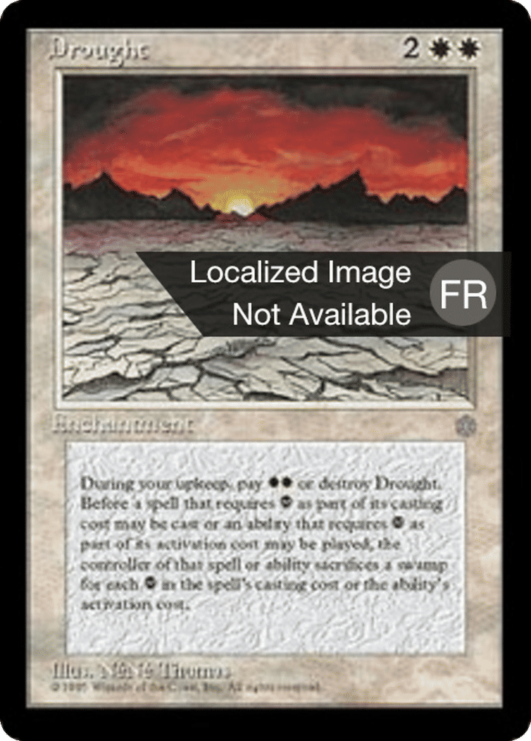 Sécheresse — Ice Age — Magic: The Gathering