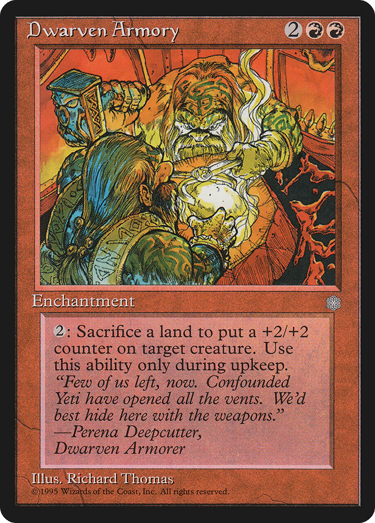 Dwarven Armory — Ice Age — Magic: The Gathering