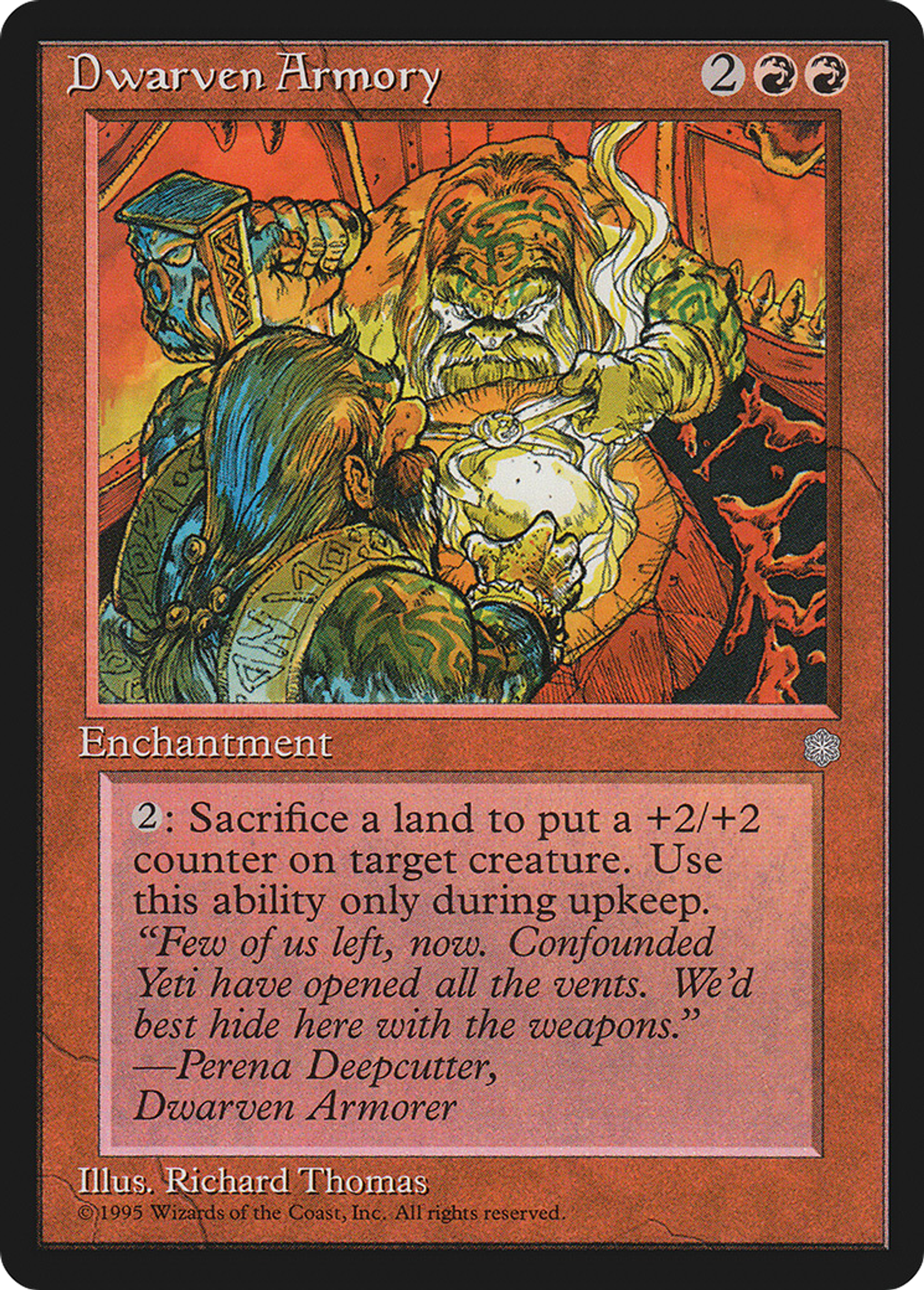 Dwarven Armory — Ice Age — Magic: The Gathering