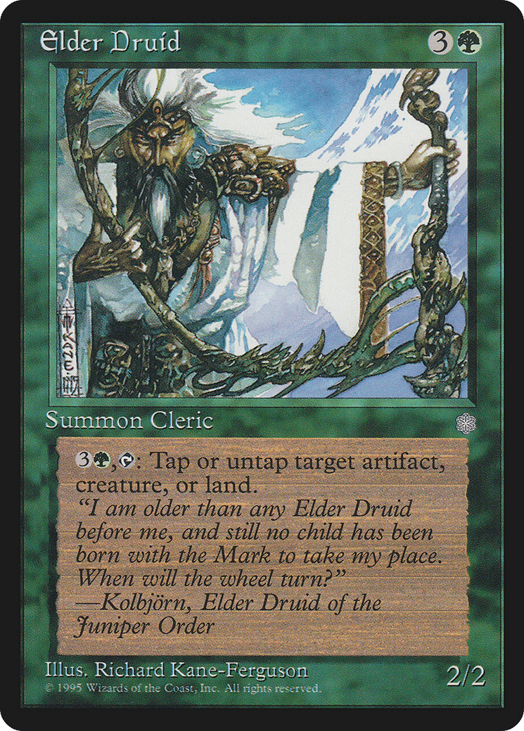 Elder Druid — Ice Age — Magic: The Gathering