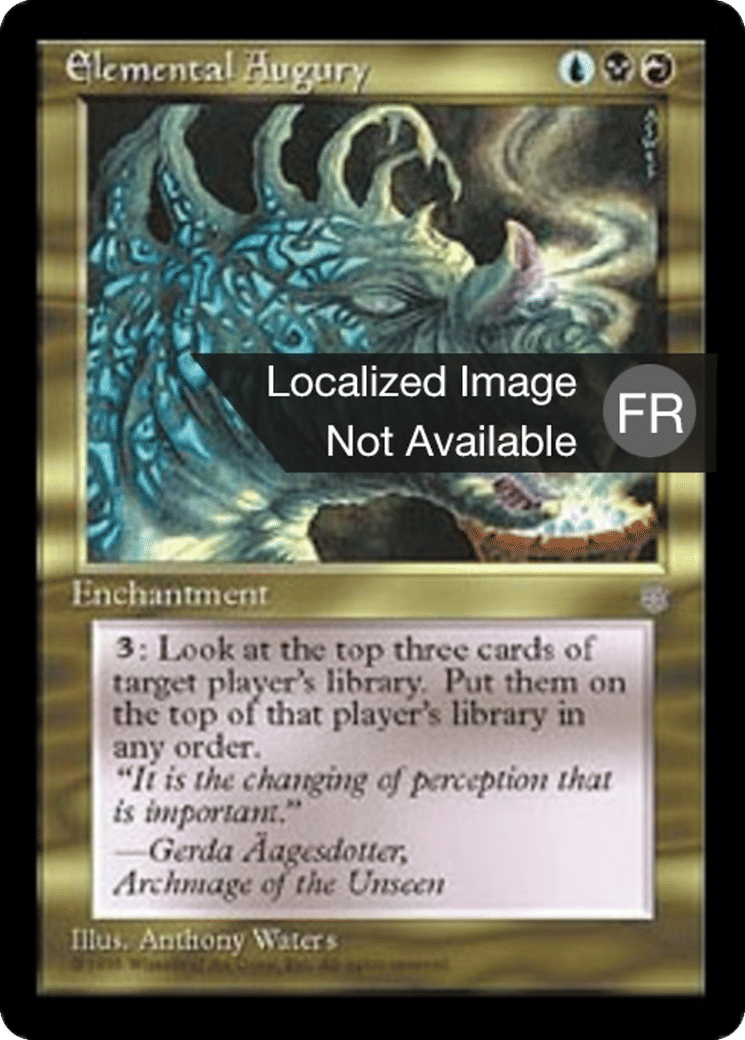 Augure élémental — Ice Age — Magic: The Gathering