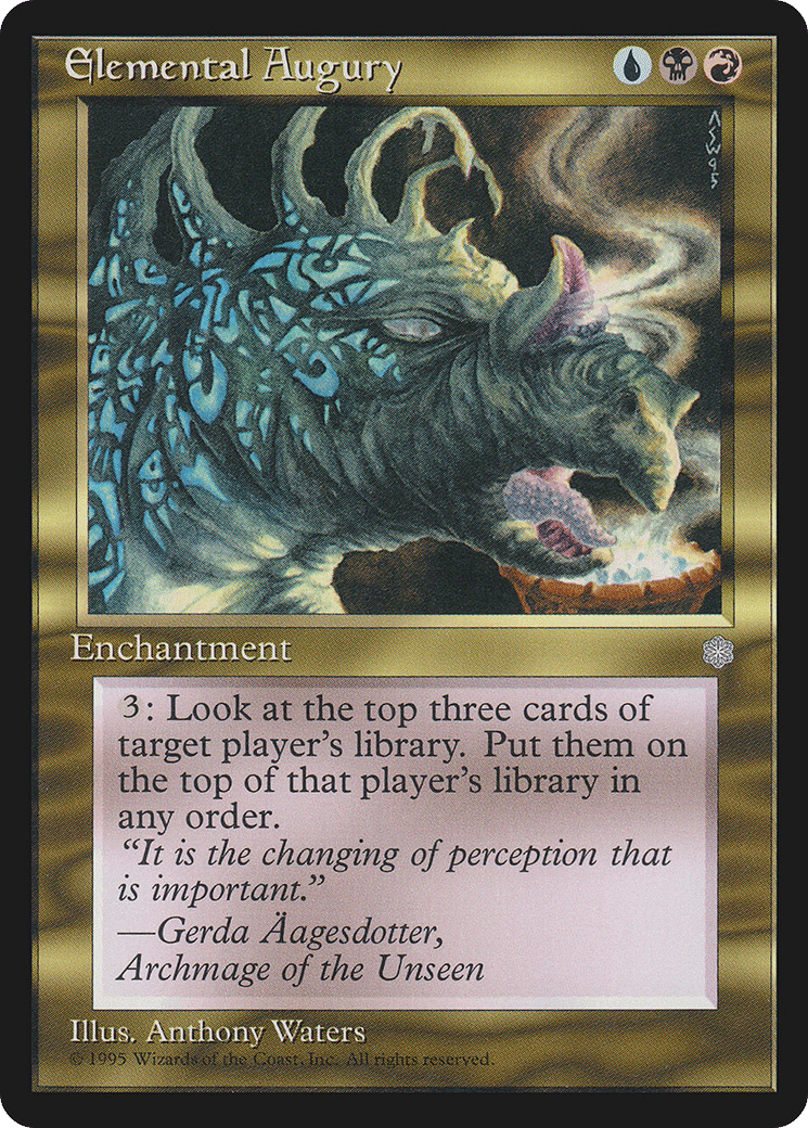 Elemental Augury — Ice Age — Magic: The Gathering