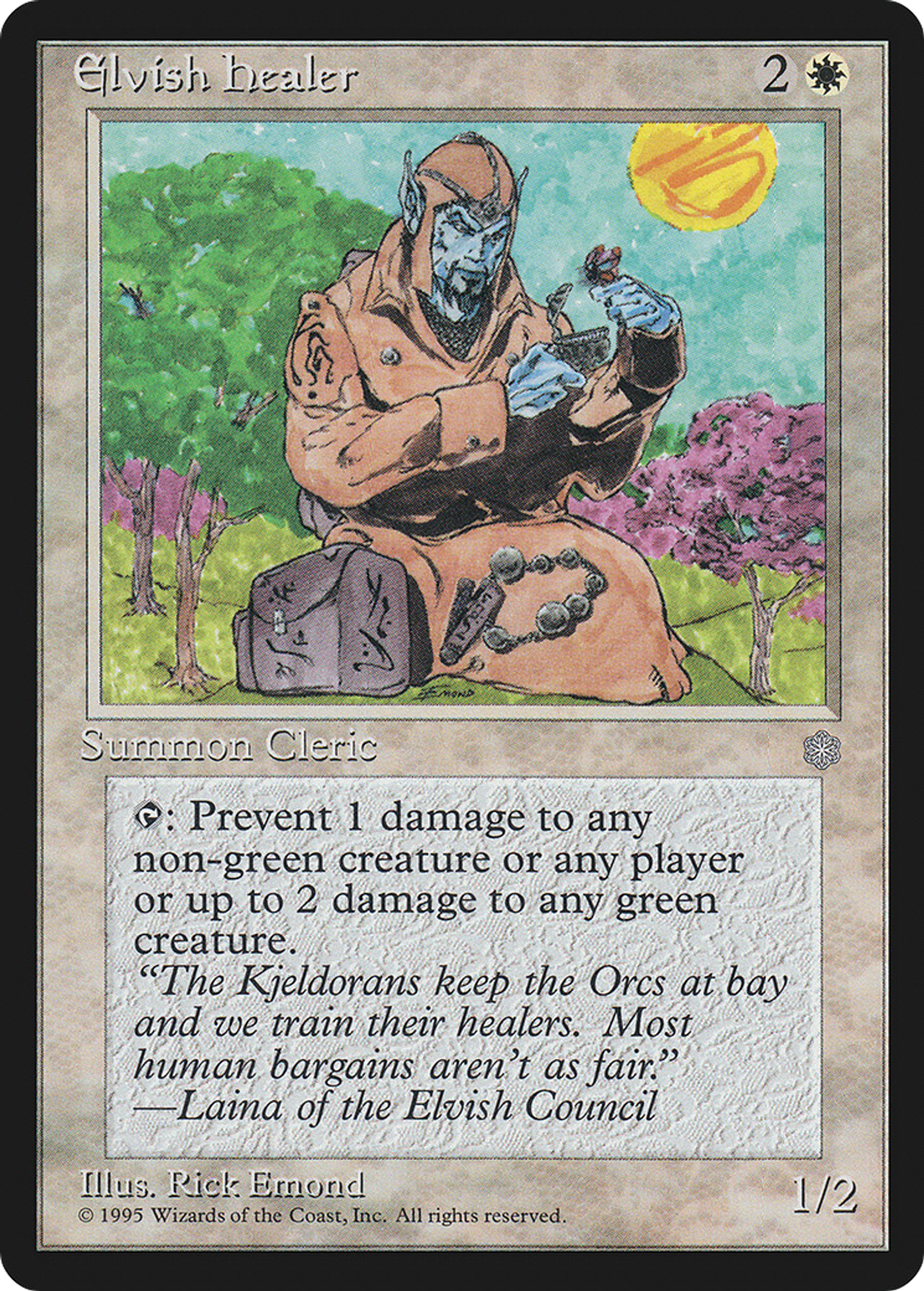 Elvish Healer — Ice Age — Magic: The Gathering