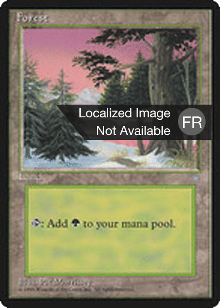 Forêt — Ice Age — Magic: The Gathering