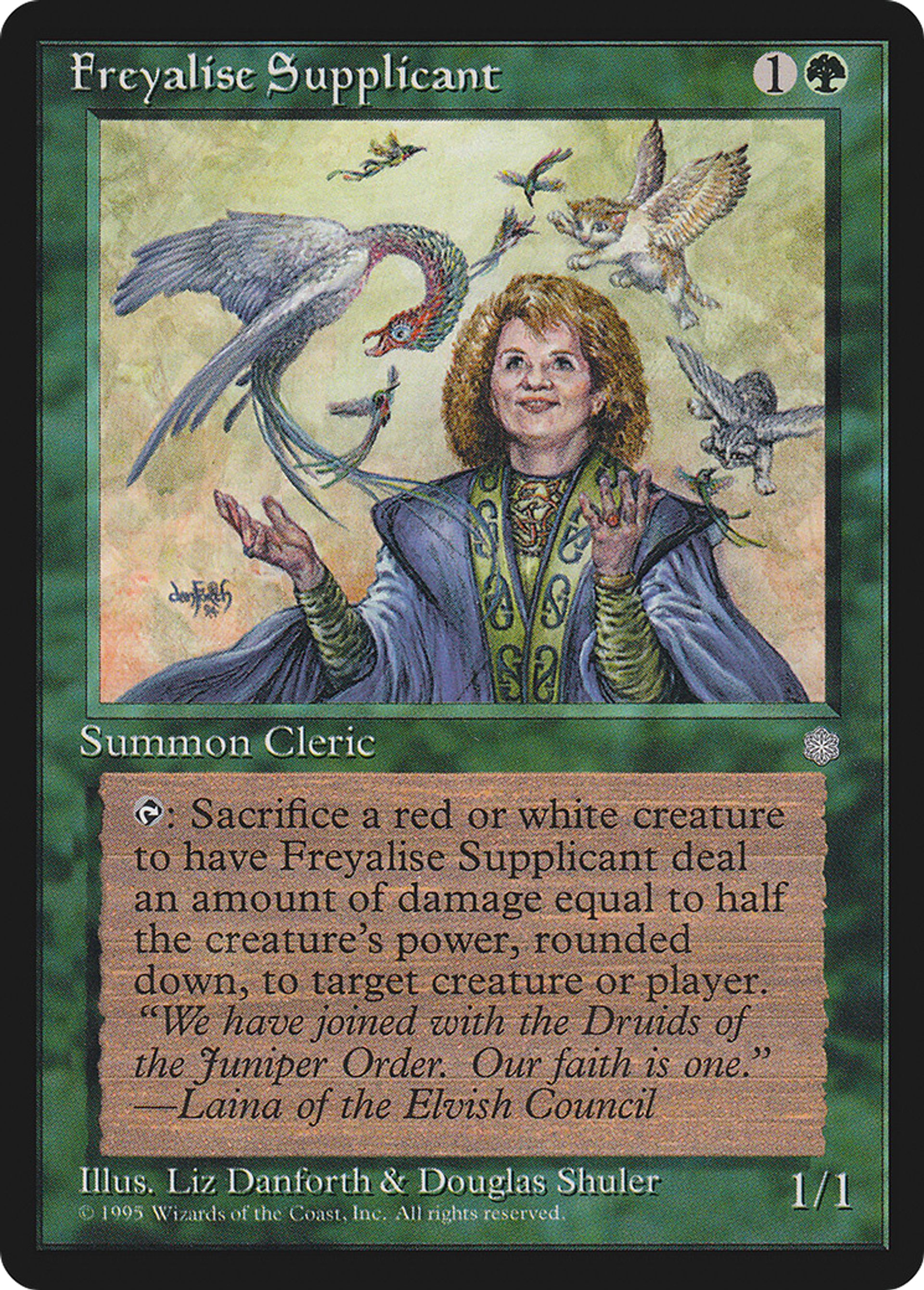Suppliant de Freyalise — Ice Age — Magic: The Gathering