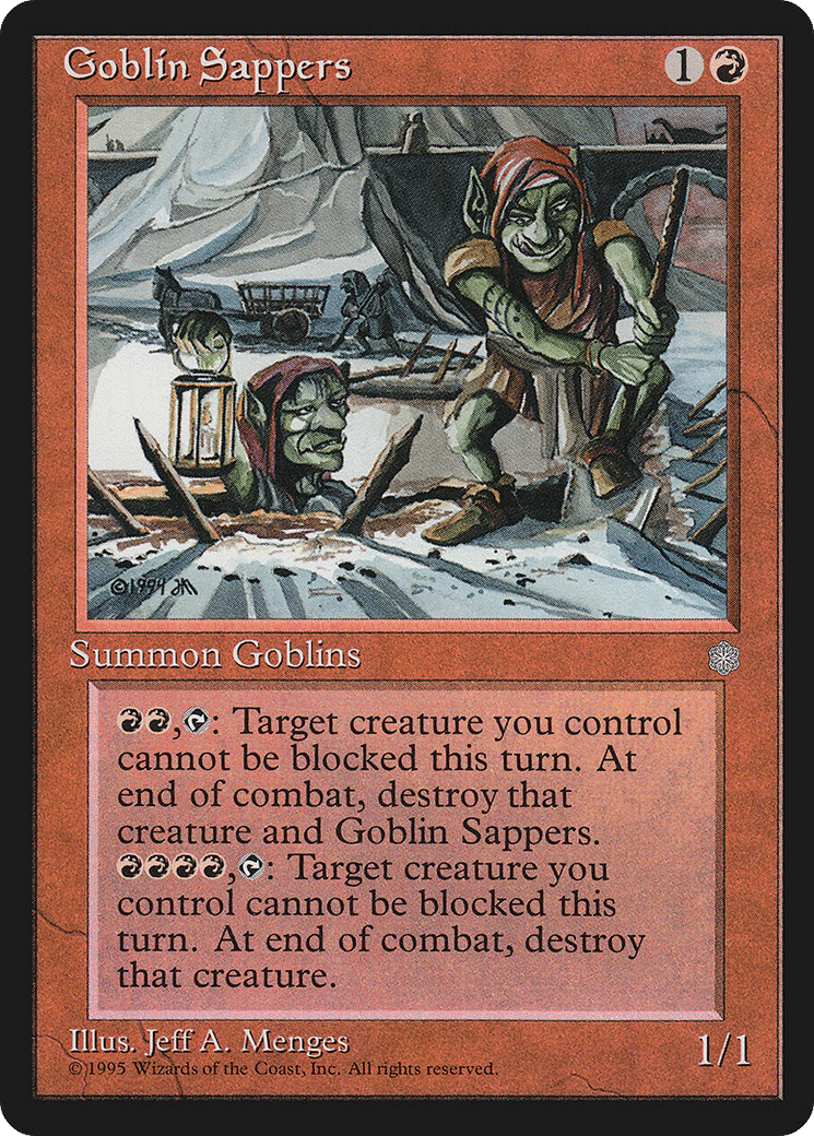 Goblin Sappers — Ice Age — Magic: The Gathering