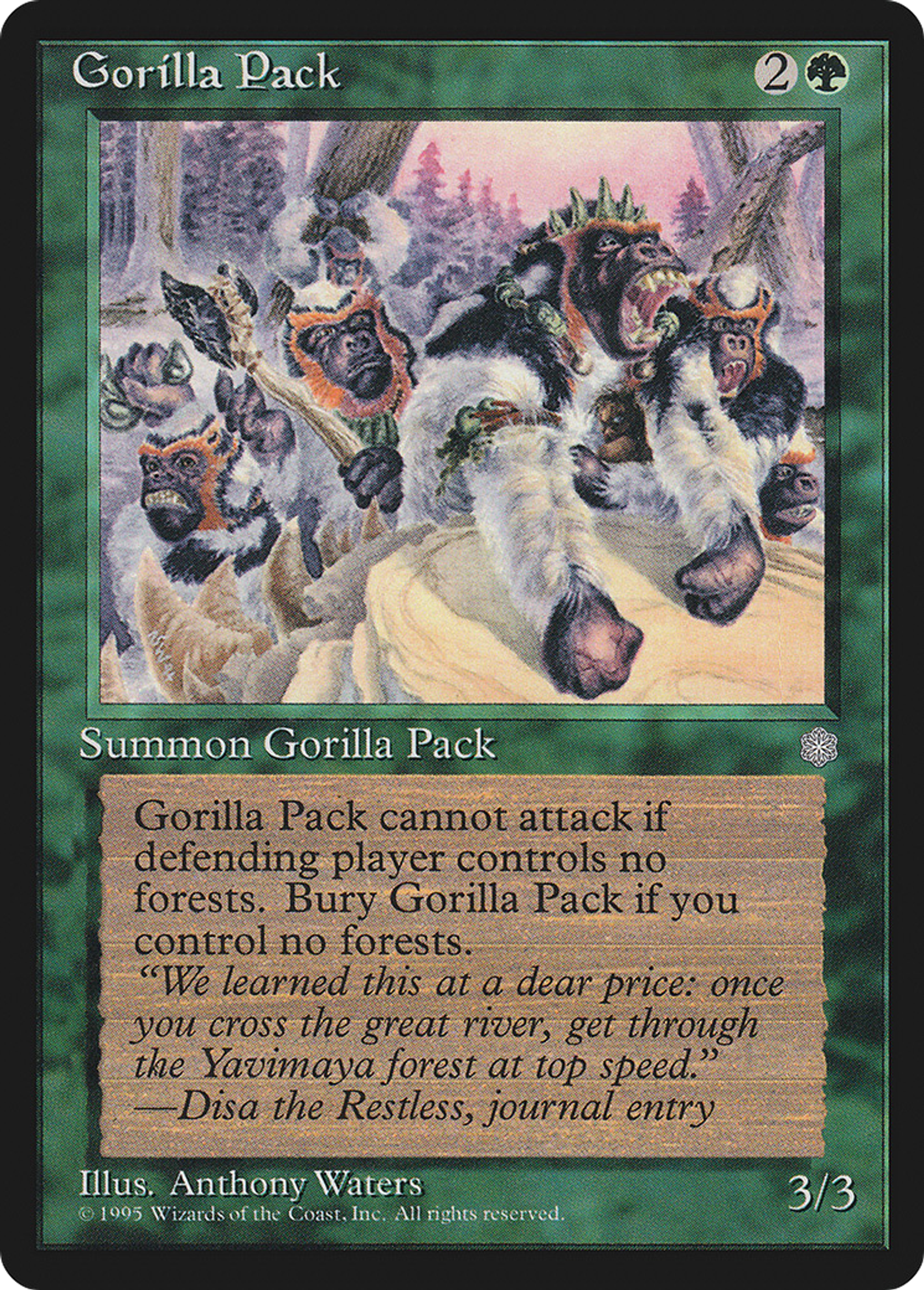 Gorilla Pack — Ice Age — Magic: The Gathering