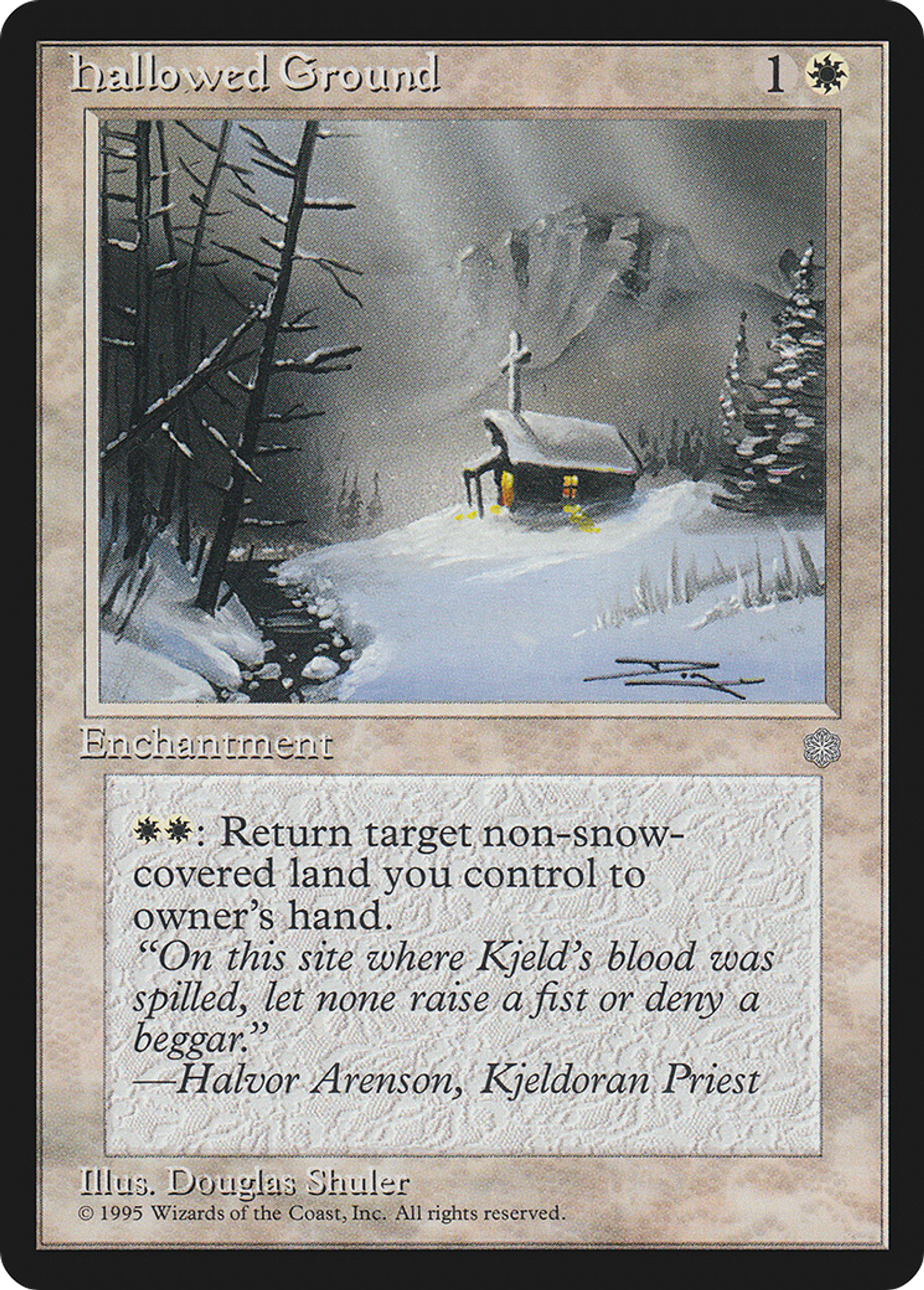 Hallowed Ground — Ice Age — Magic: The Gathering