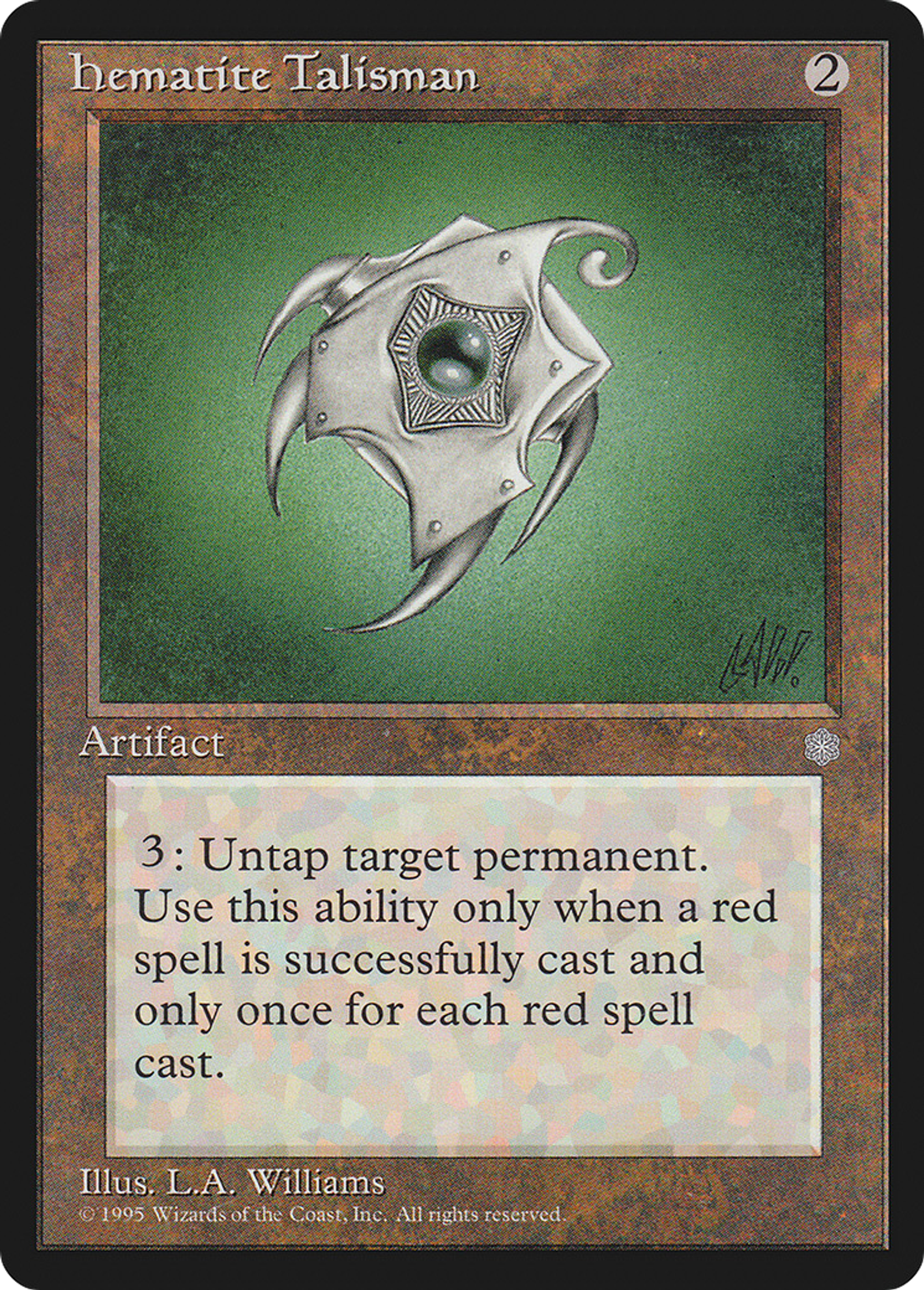 Hematite Talisman — Ice Age — Magic: The Gathering