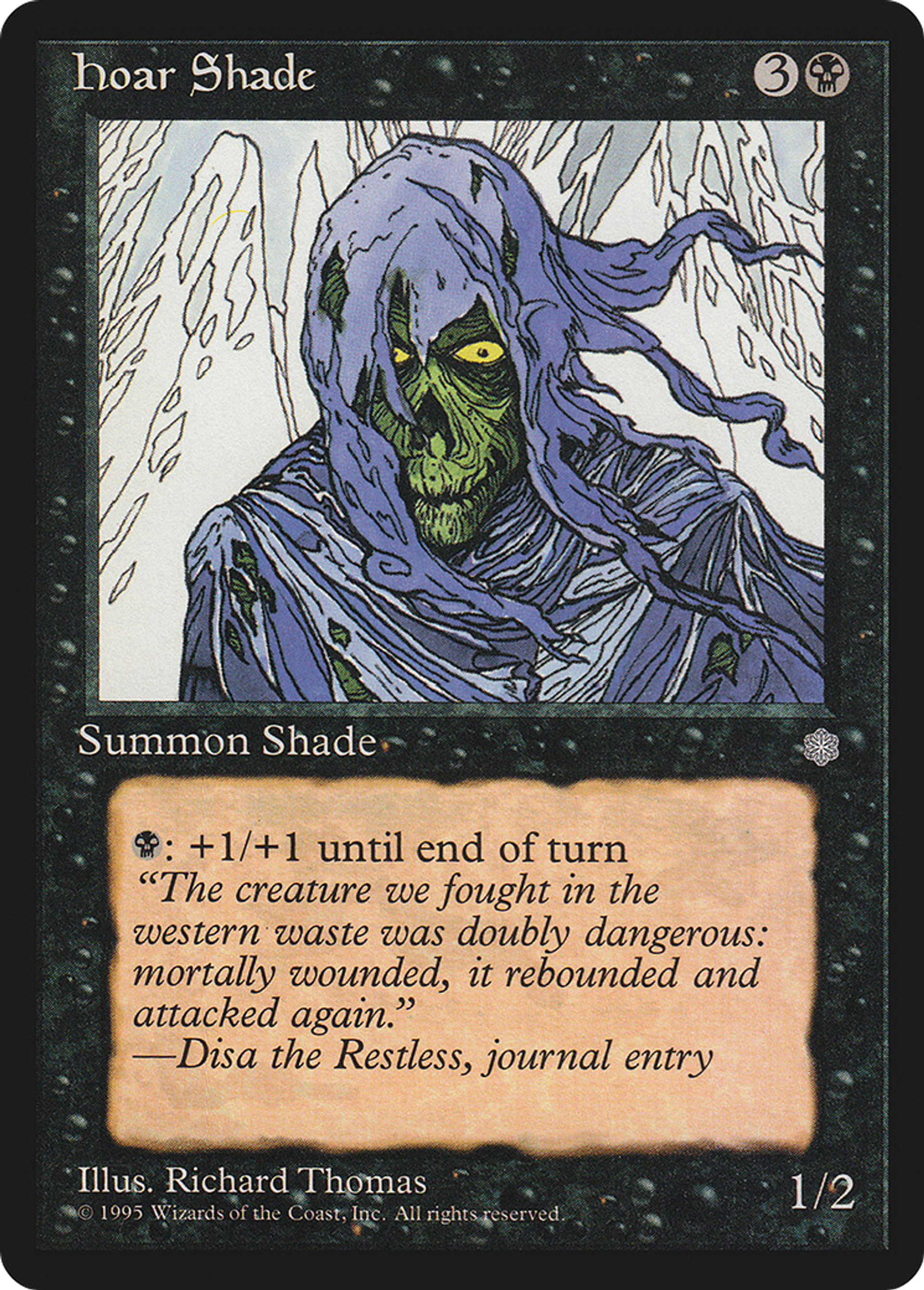 Hoar Shade — Ice Age — Magic: The Gathering