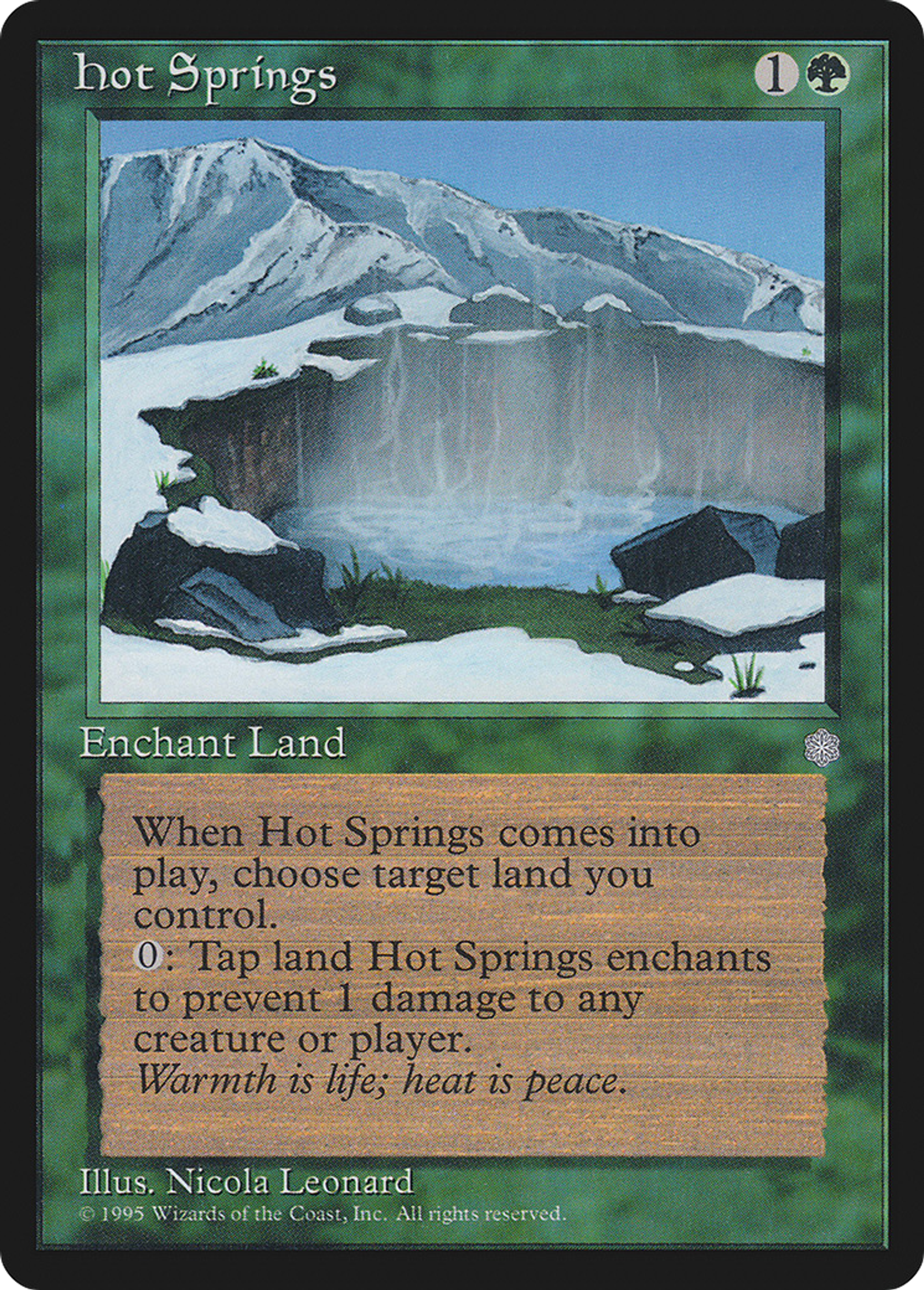 Hot Springs — Ice Age — Magic: The Gathering
